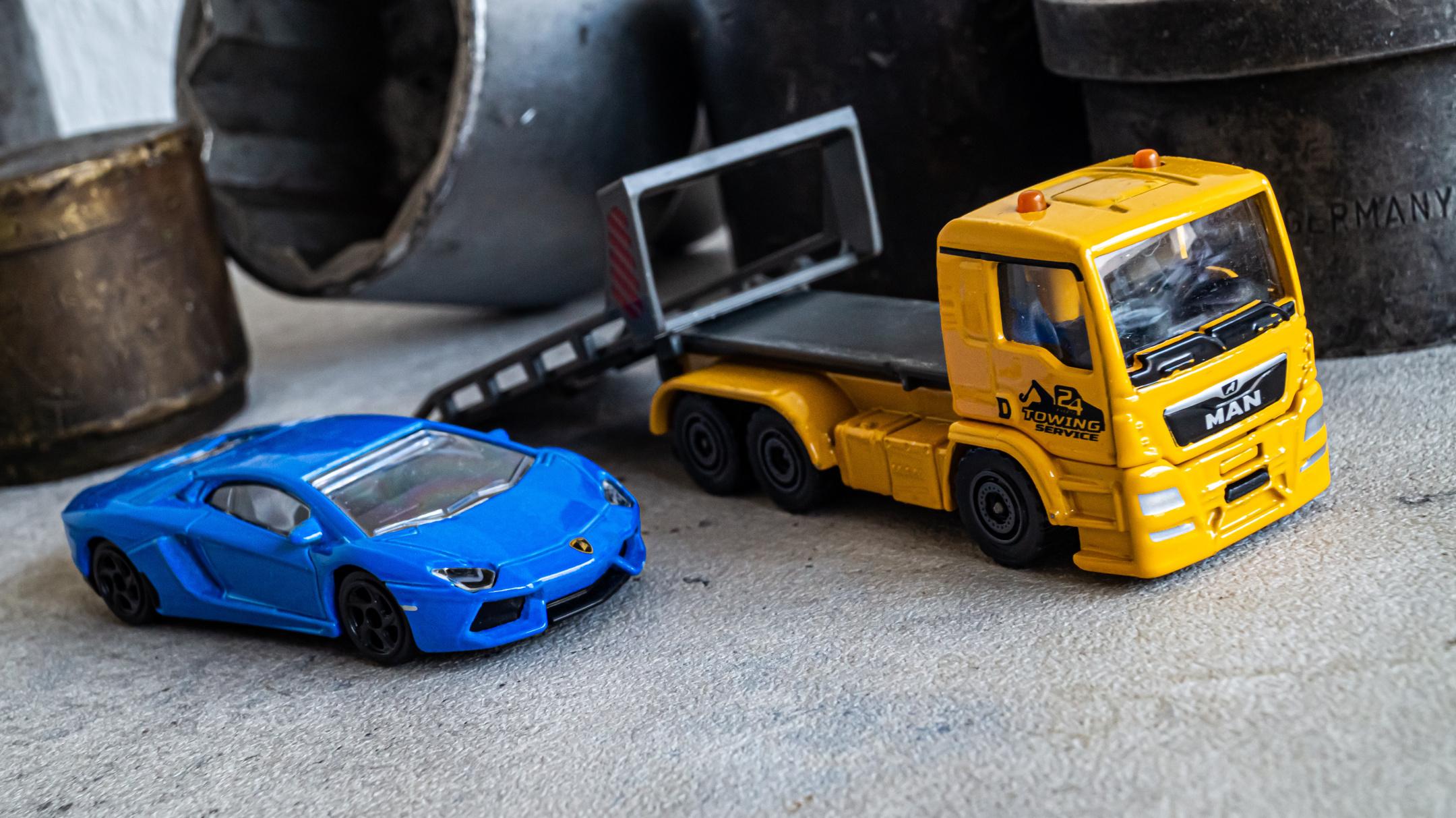 Produktbild Majorette - City Set - City Small Set MAN TGA Tow Truck 5 von 7