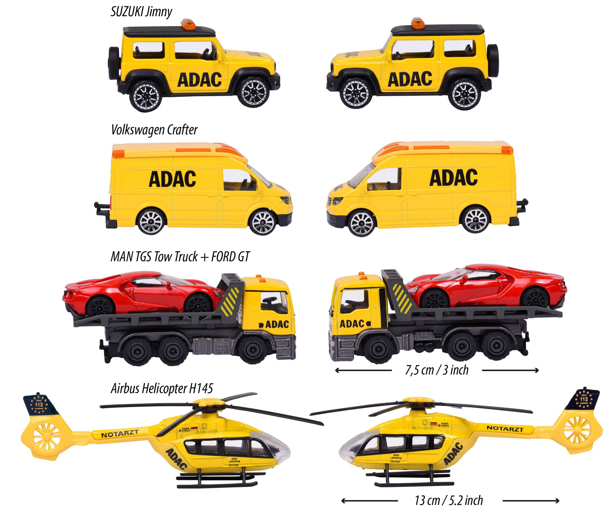 Produktbild Majorette - Geschenkset ADAC Serviceflotte 3 von 7