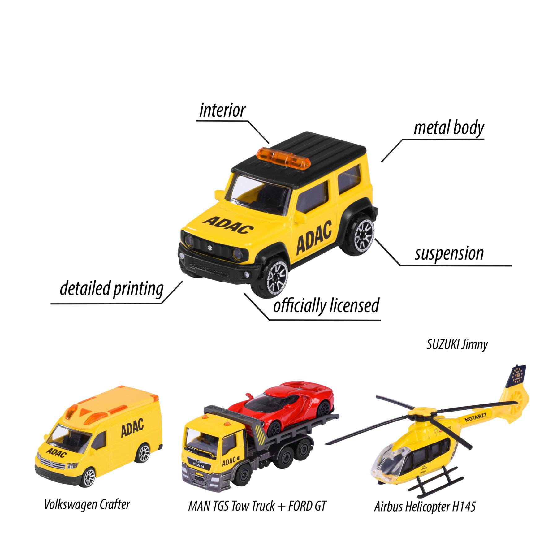 Produktbild Majorette - Geschenkset ADAC Serviceflotte 4 von 7