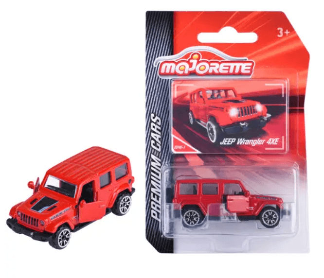 Majorette - Jeep Wrangler, red