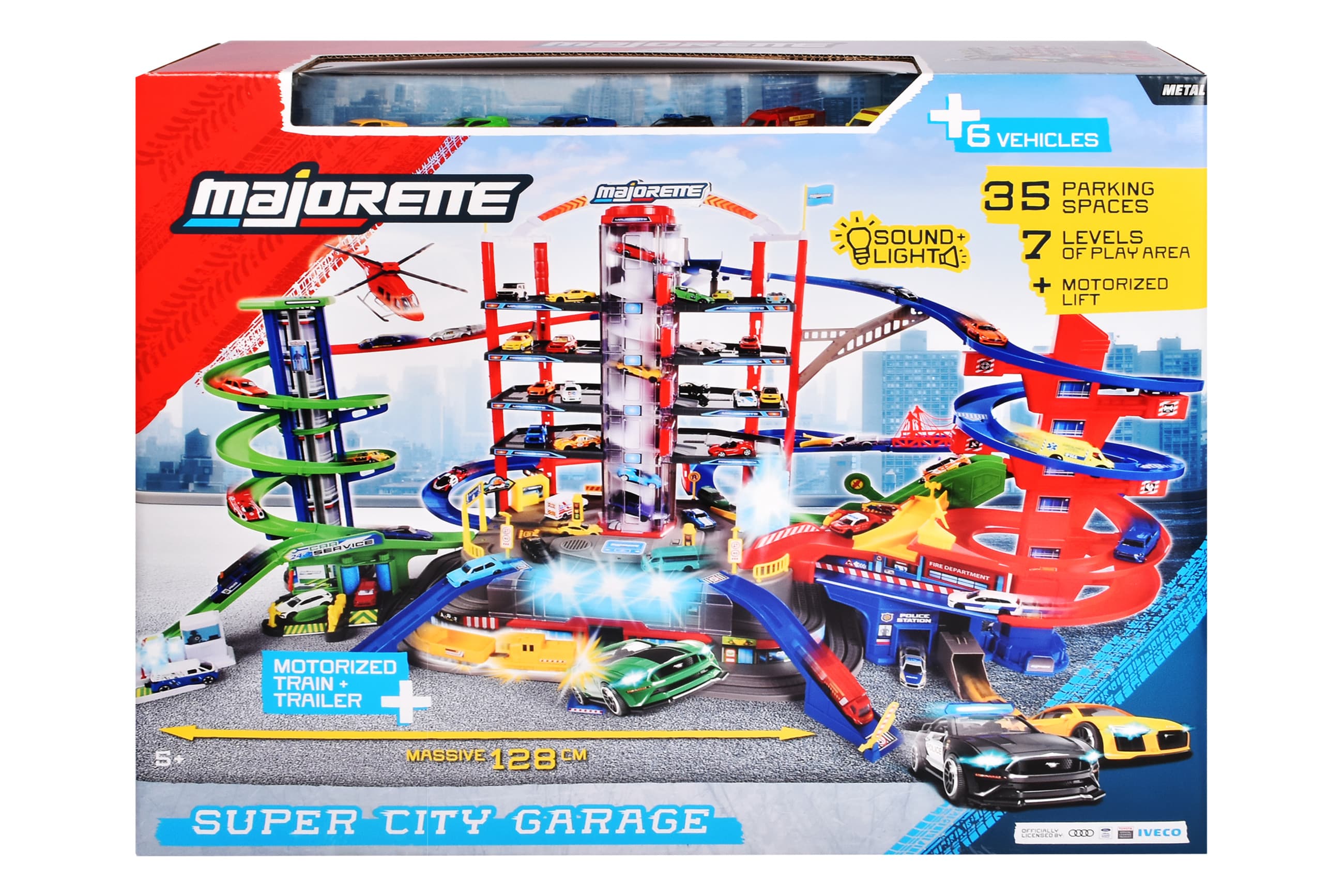 Produktbild Majorette - Super City Garage + 6 Vehicles 2 von 2