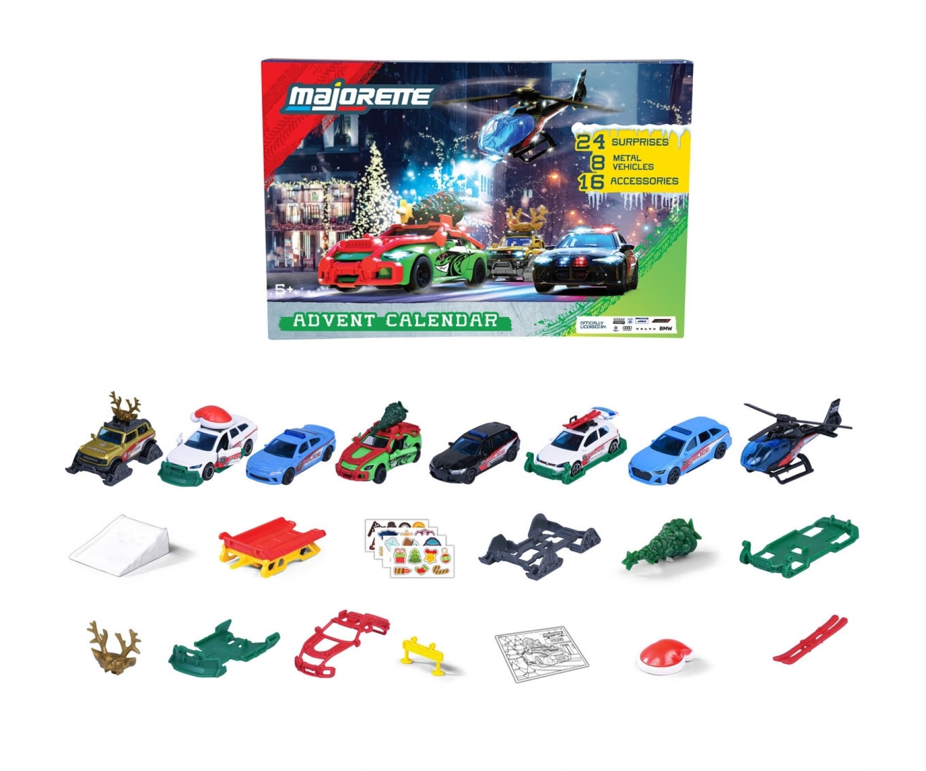 Majorette Adventskalender „Ride Wild“ – 24 Überraschungen für kleine Auto-Fans