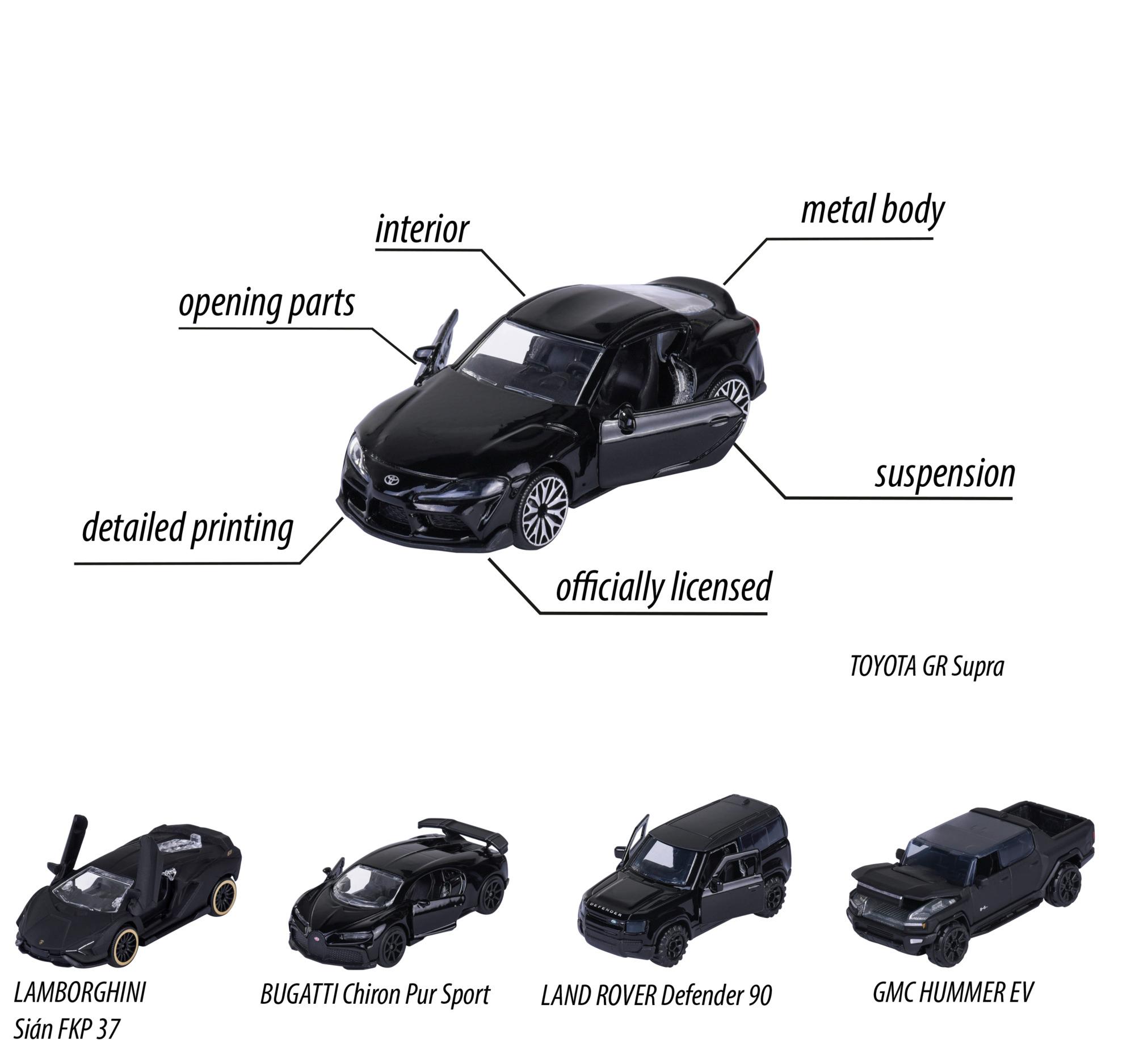 Produktbild Majorette - Auto-Set Black Edition (5 Autos) 5 von 7
