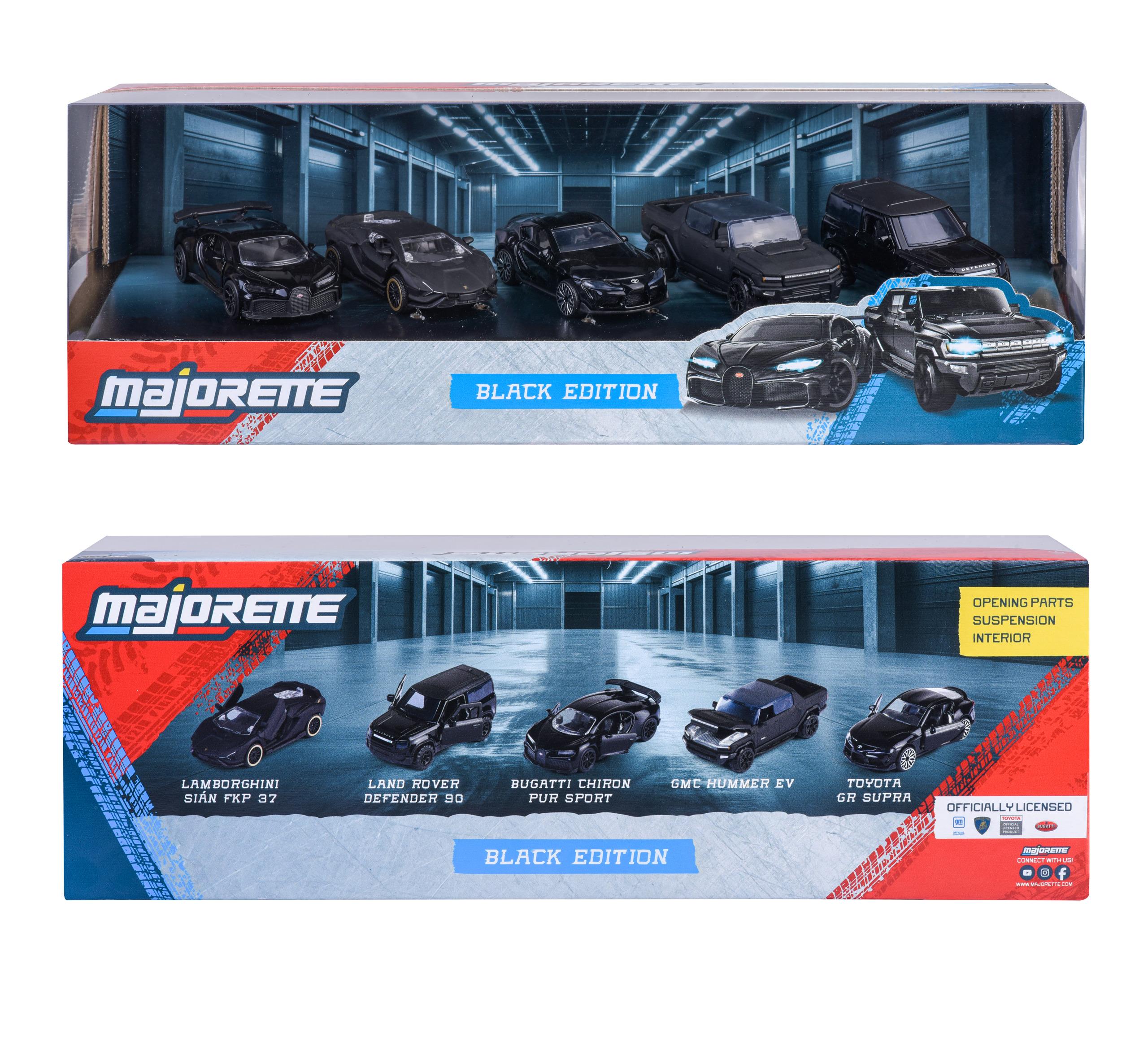 Produktbild Majorette - Auto-Set Black Edition (5 Autos) 2 von 7