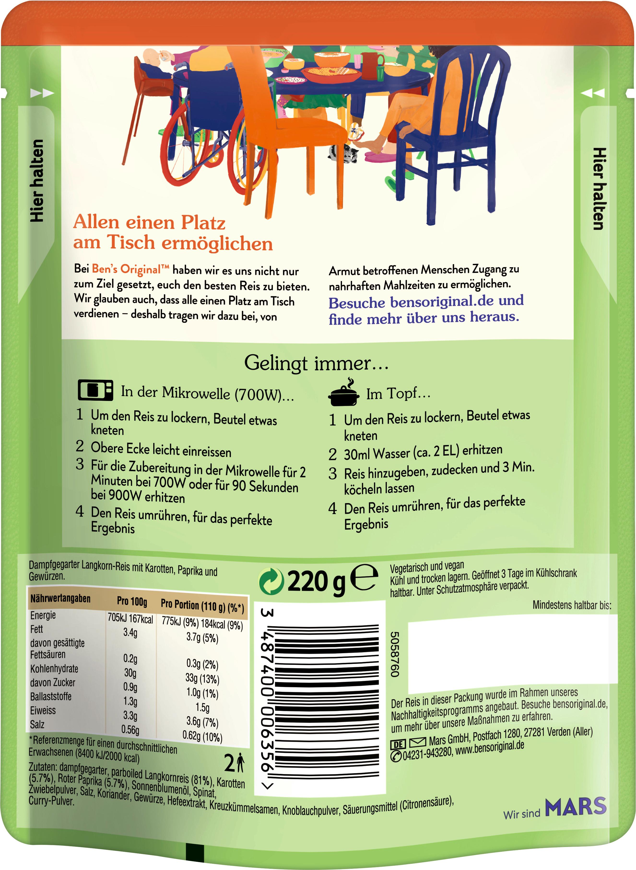 Produktbild Ben's Original™ Curryreis Indien 2 von 6