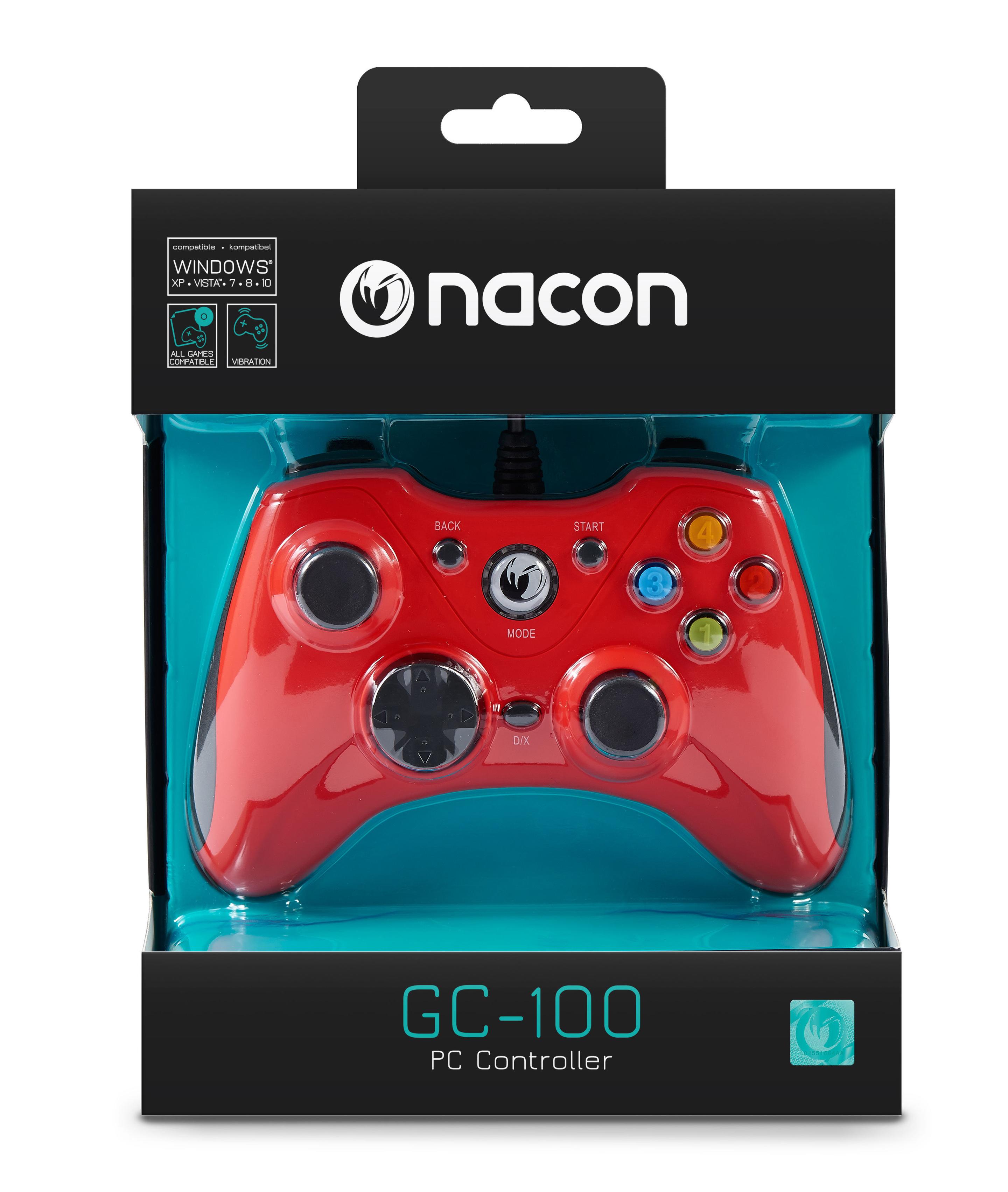 NACON PC Gaming Controller GC-100XF [red]