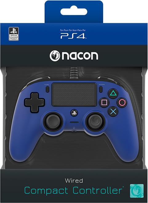 NACON PS4 Controller Color Edition [Off. lizenziert/blue]