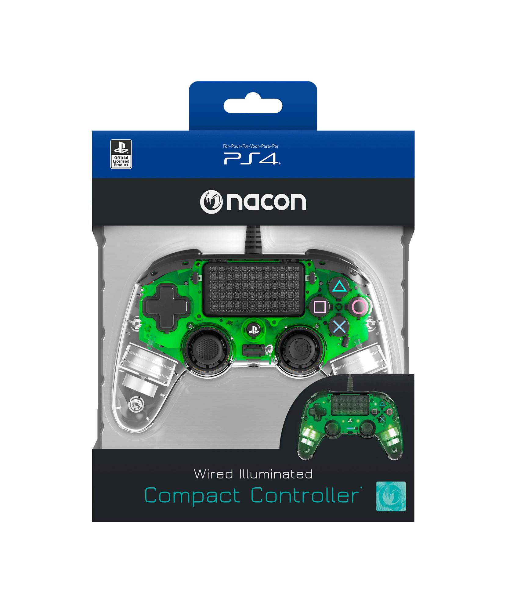 NACON Controller Light Edition [Off. lizenziert/green] für die Playstation 4