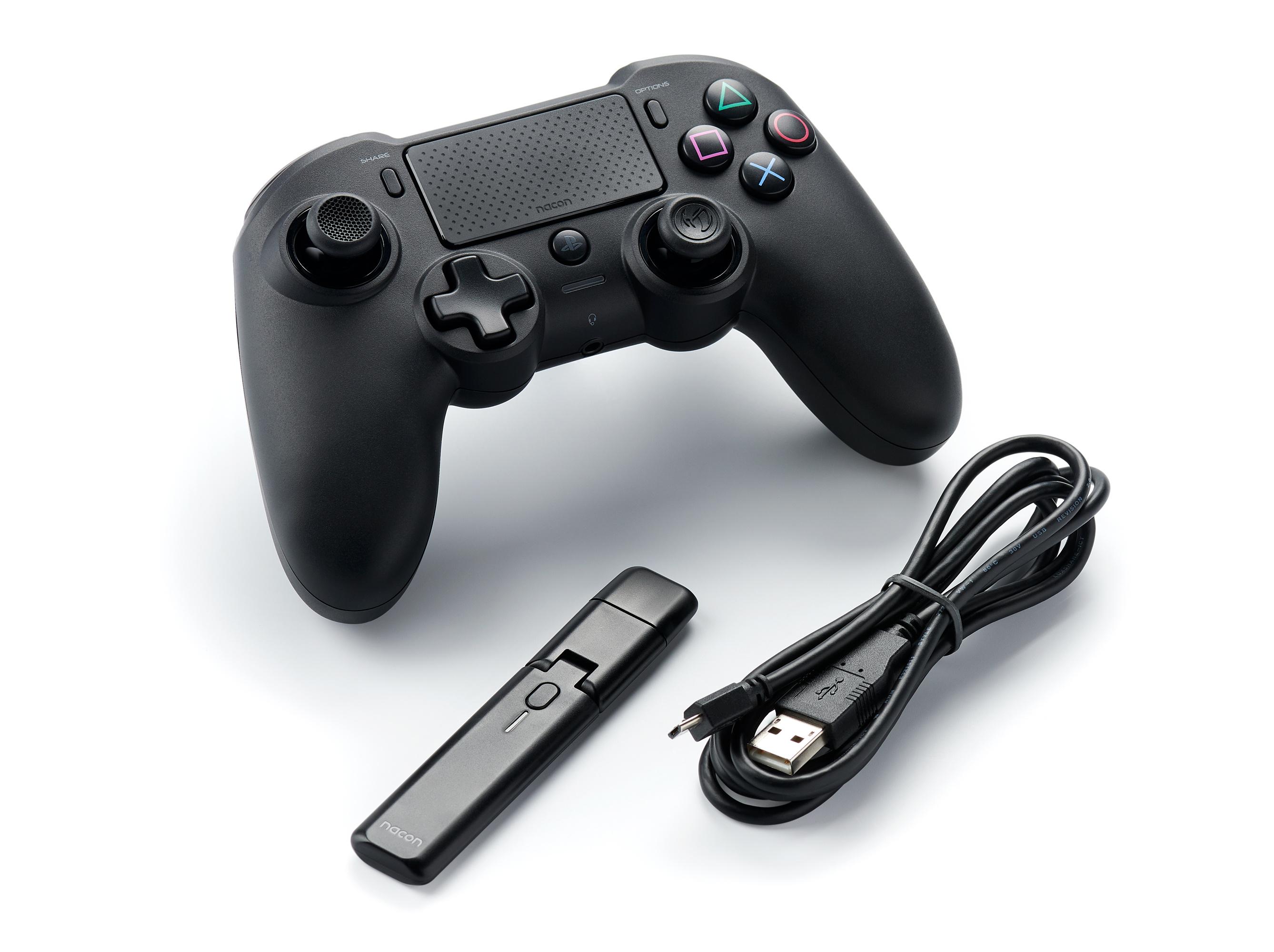 Produktbild NACON PS4 Asymmetric Wireless Controller [Off. liz./black] 2 von 2