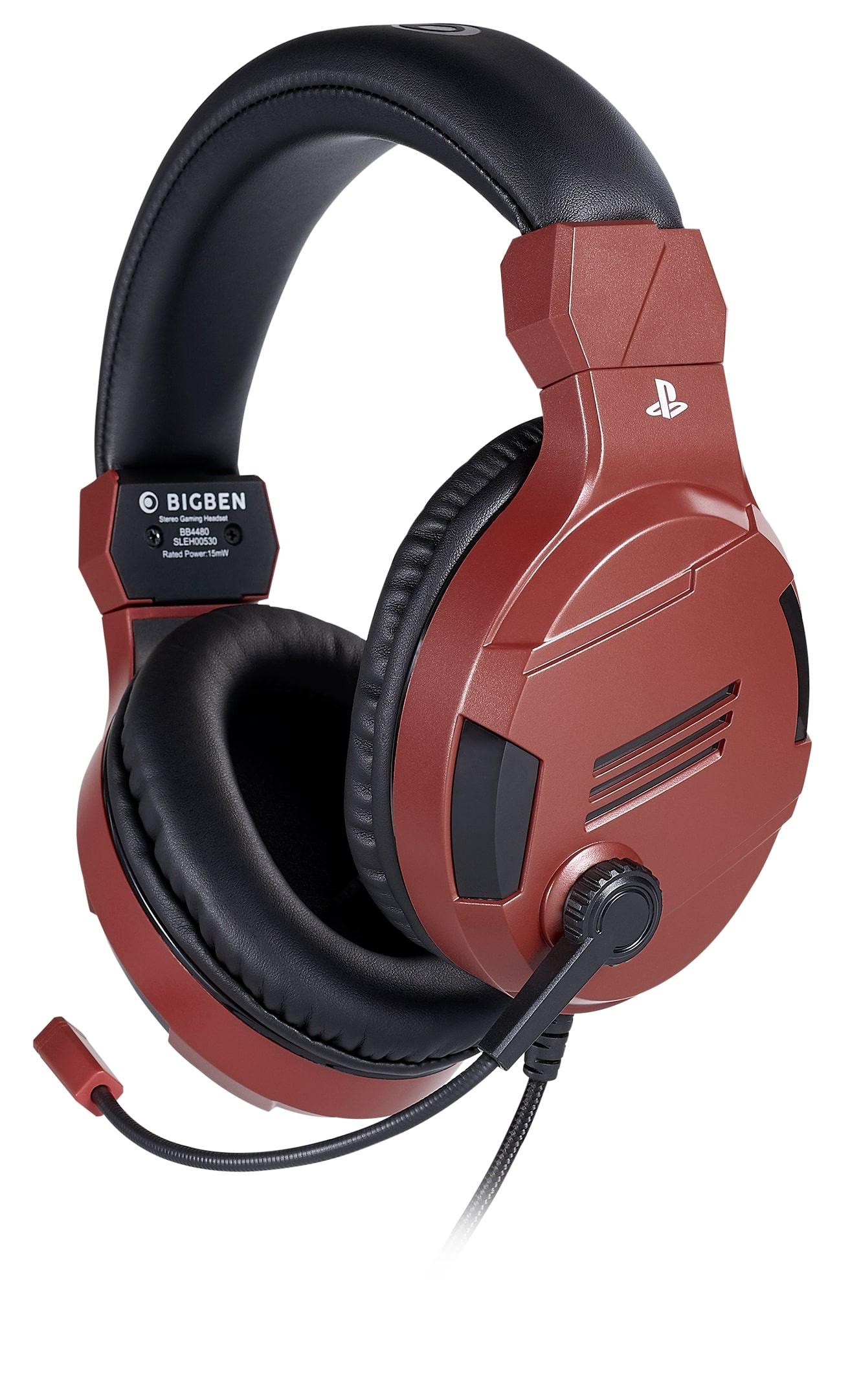 Produktbild BIGBEN PS4 Stereo-Headset V3 [Off. Playstation Lizenz] red 2 von 2