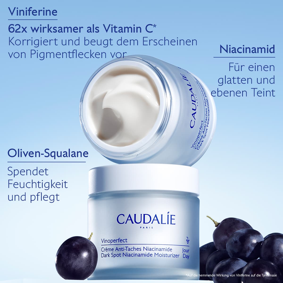 Produktbild CAUDALIE Vinoperfect Anti-Pigmentflecken Creme Niacinamid Nachfüllbar 5 von 6