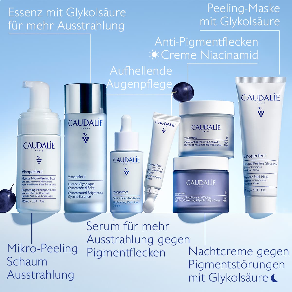 Produktbild CAUDALIE Vinoperfect Anti-Pigmentflecken Glykol Nachtcreme Nachfüllbar 2 von 4