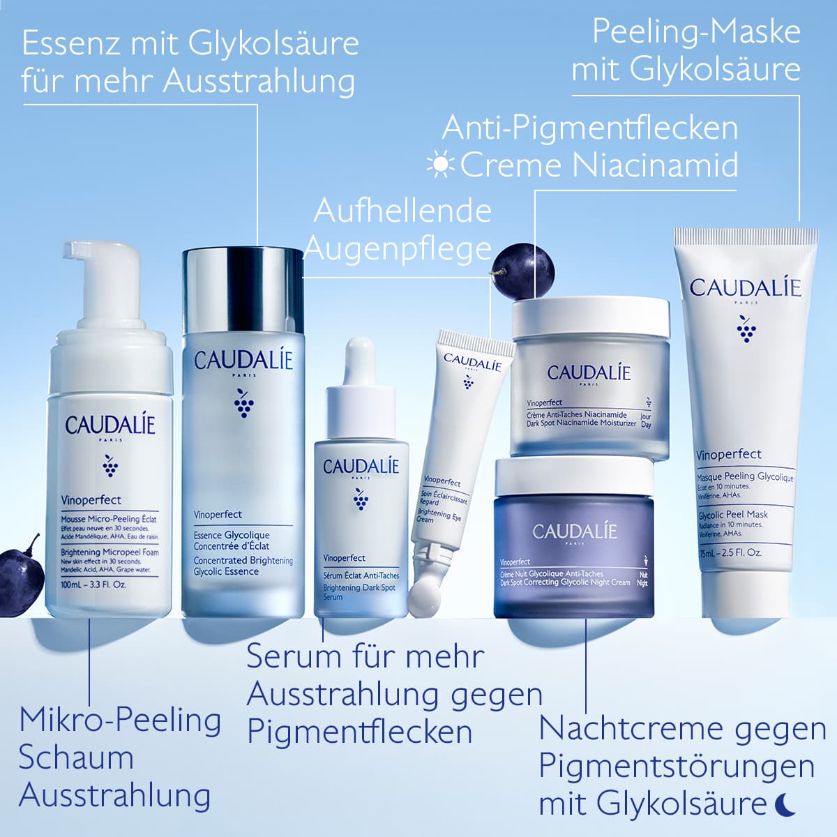 Produktbild CAUDALIE Vinoperfect Mikro-Peeling Schaum 2 von 5