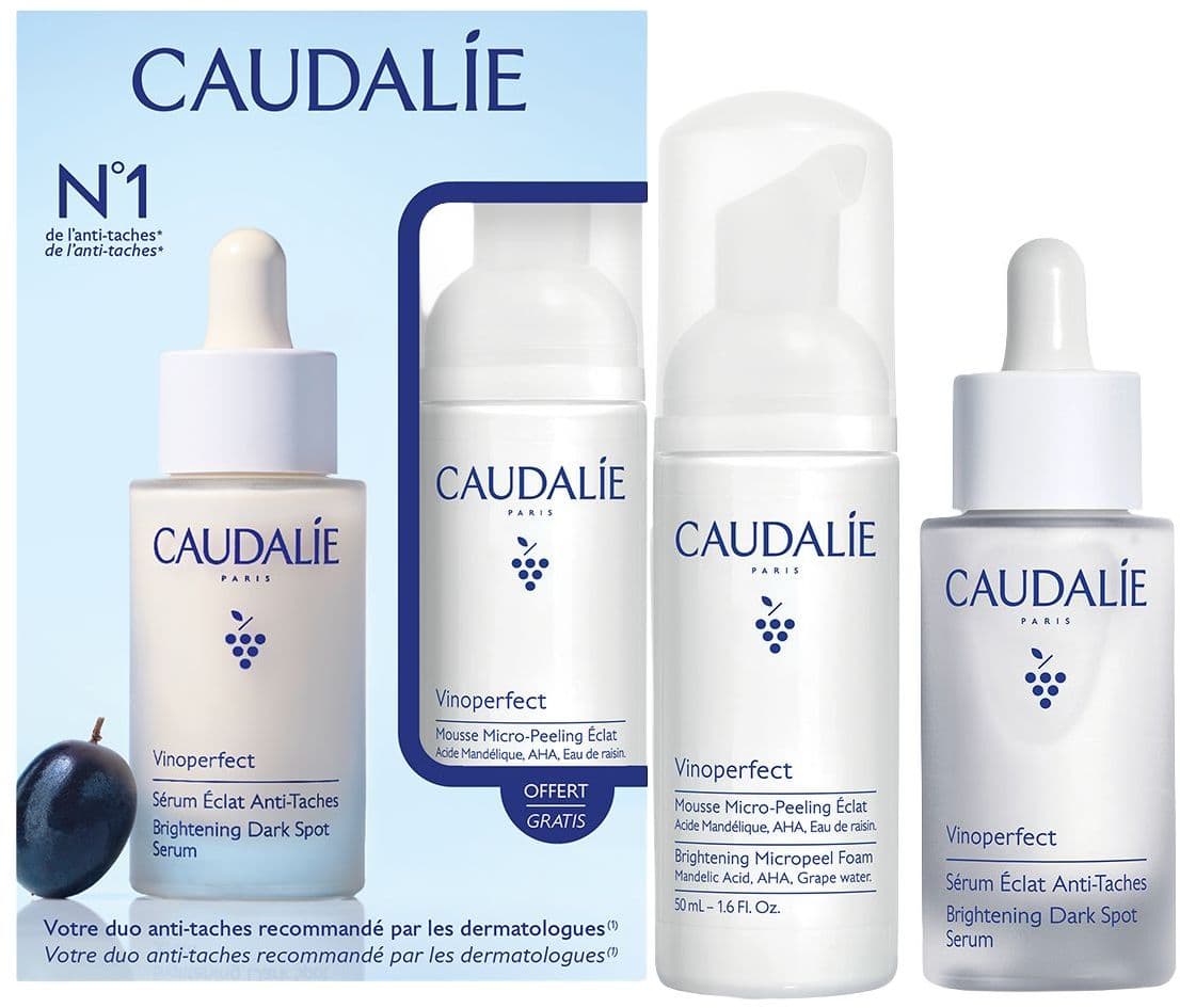 CAUDALIE Vinoperfect Serum & Schaum Geschenkpackung