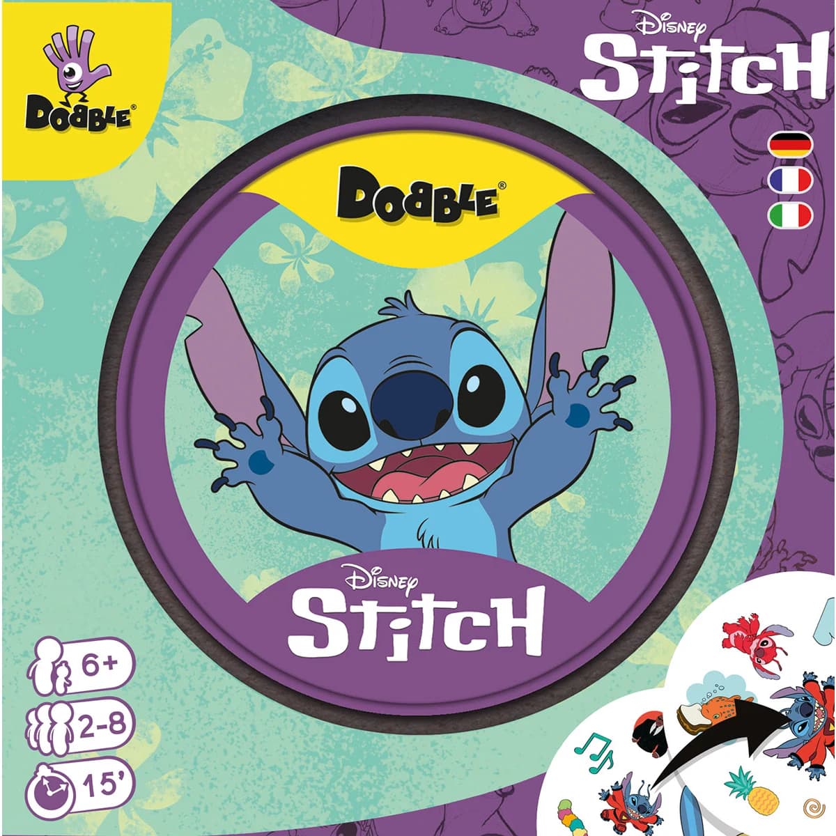 Dobble Disney Stitch DE – schnelles Such- und Reaktionsspiel ab 6 Jahren