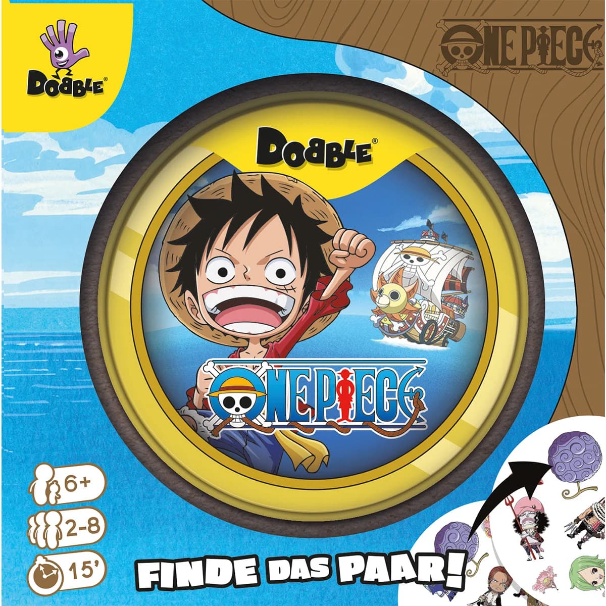 Dobble One Piece DE – rasantes Such- und Reaktionsspiel ab 6 Jahren