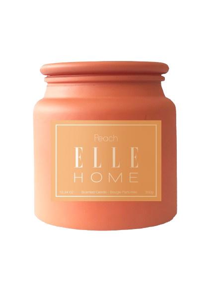 ELLE Home Peach Candle