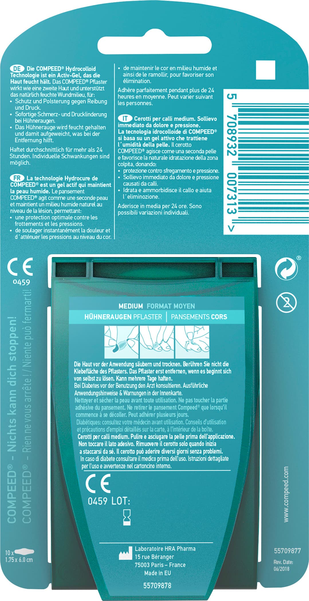 Produktbild Compeed Hühneraugenpflaster Medium 2 von 2