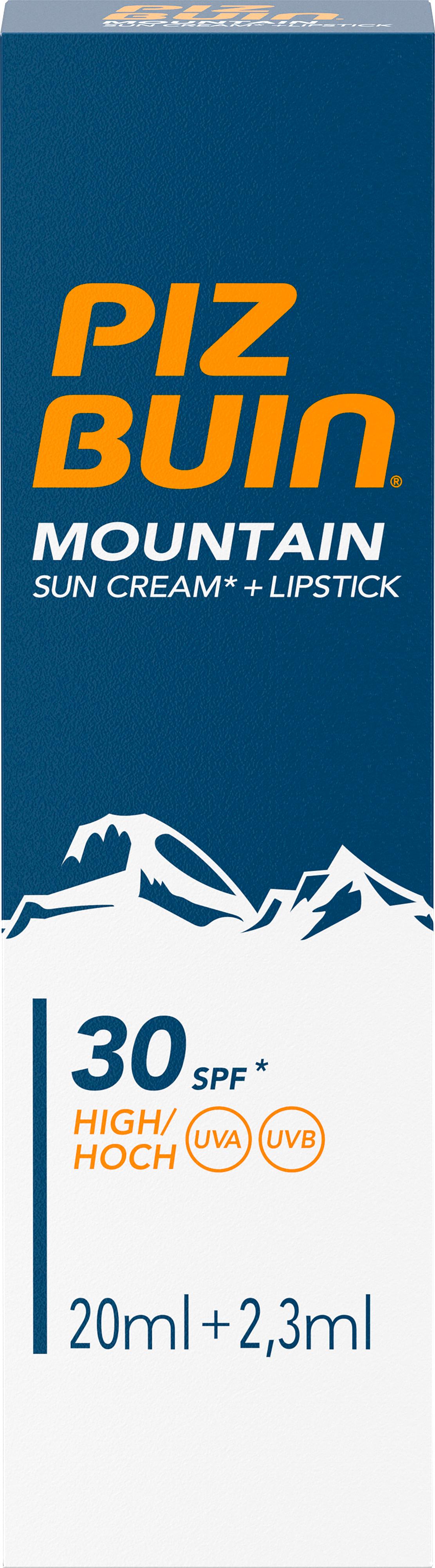 Produktbild PIZ BUIN MOUNTAIN SONNENCREME LICHTSCHUTZFAKTOR 30 + LIPPENPFLEGE LICHTSCHUTZFAKTOR 30 20ML 9 von 13