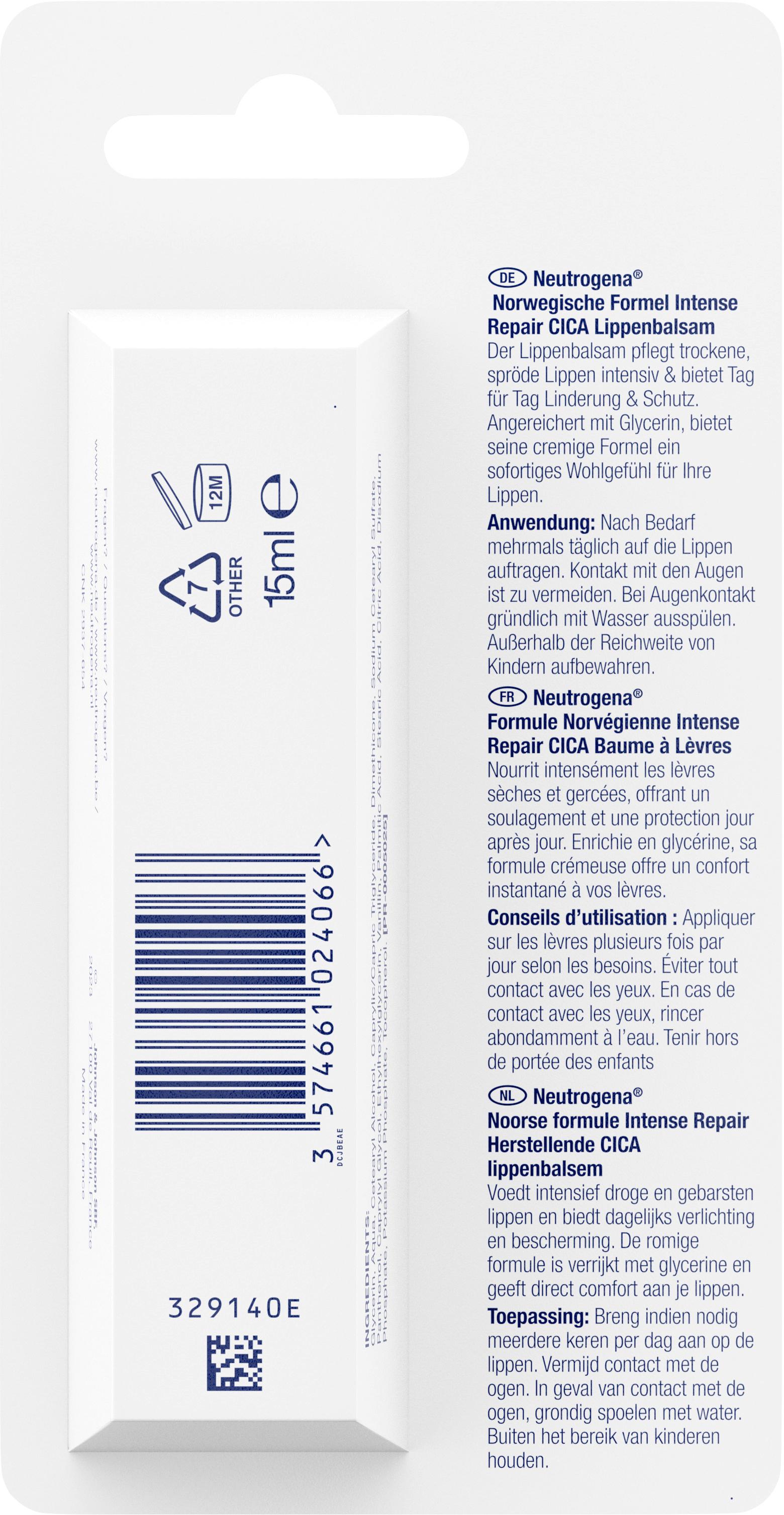 Produktbild Neutrogena Norwegische Formel Intense Repair Lippenbalsam 2 von 7