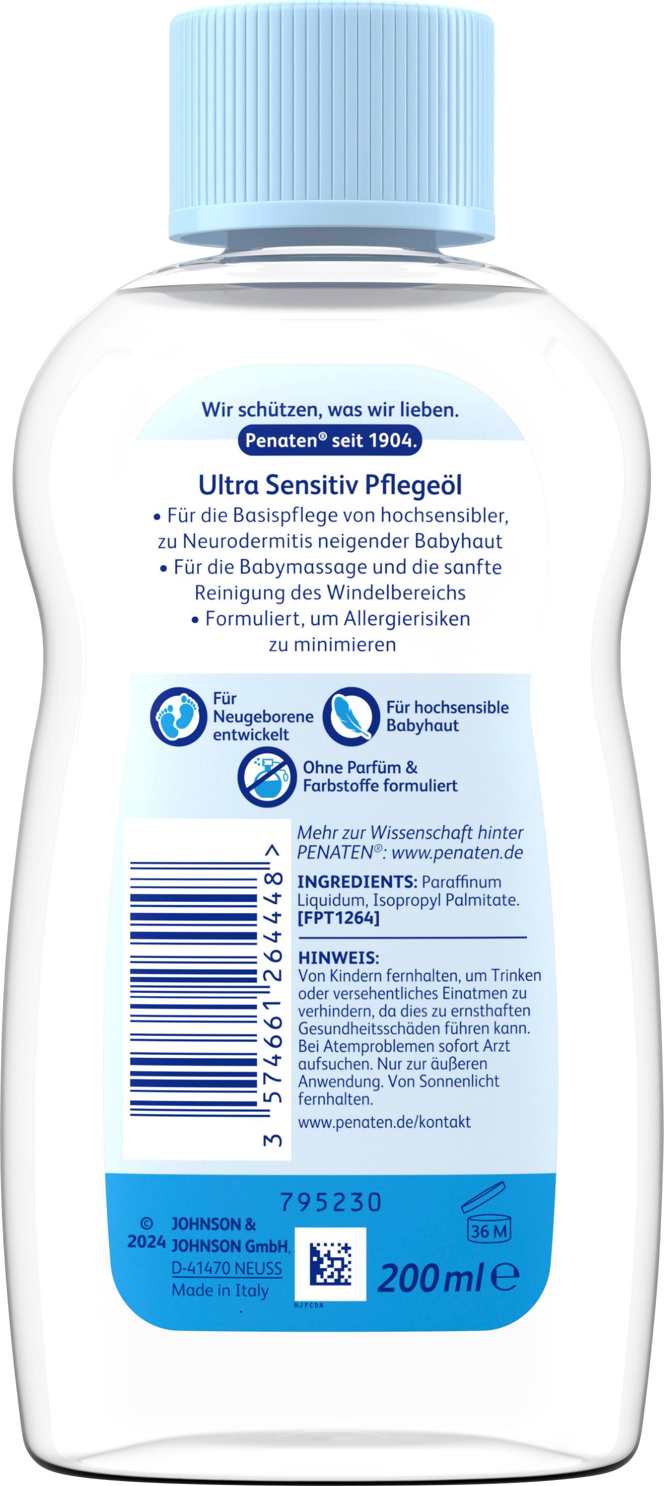 Produktbild Penaten Ultra Sensitiv Pflegeöl 2 von 4