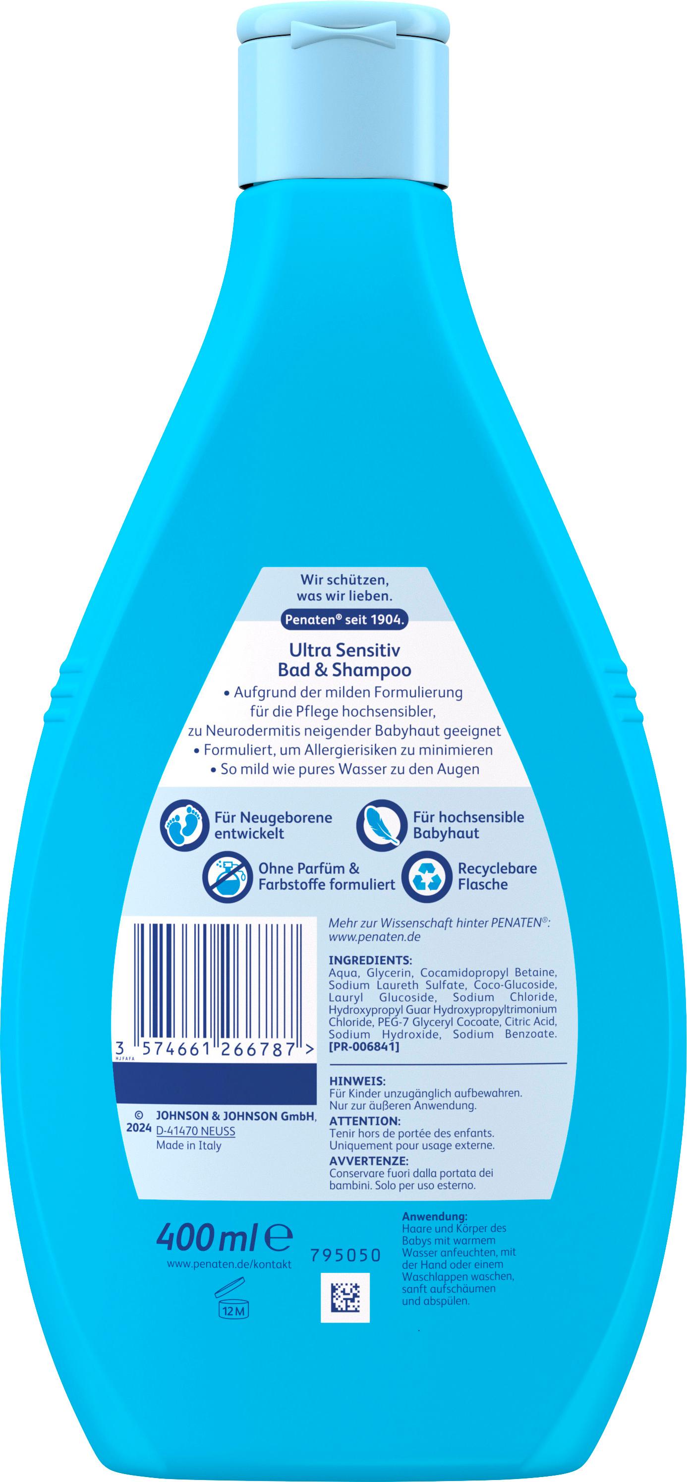 Produktbild Penaten ultra sensitiv Bad und Shampoo 2 von 4