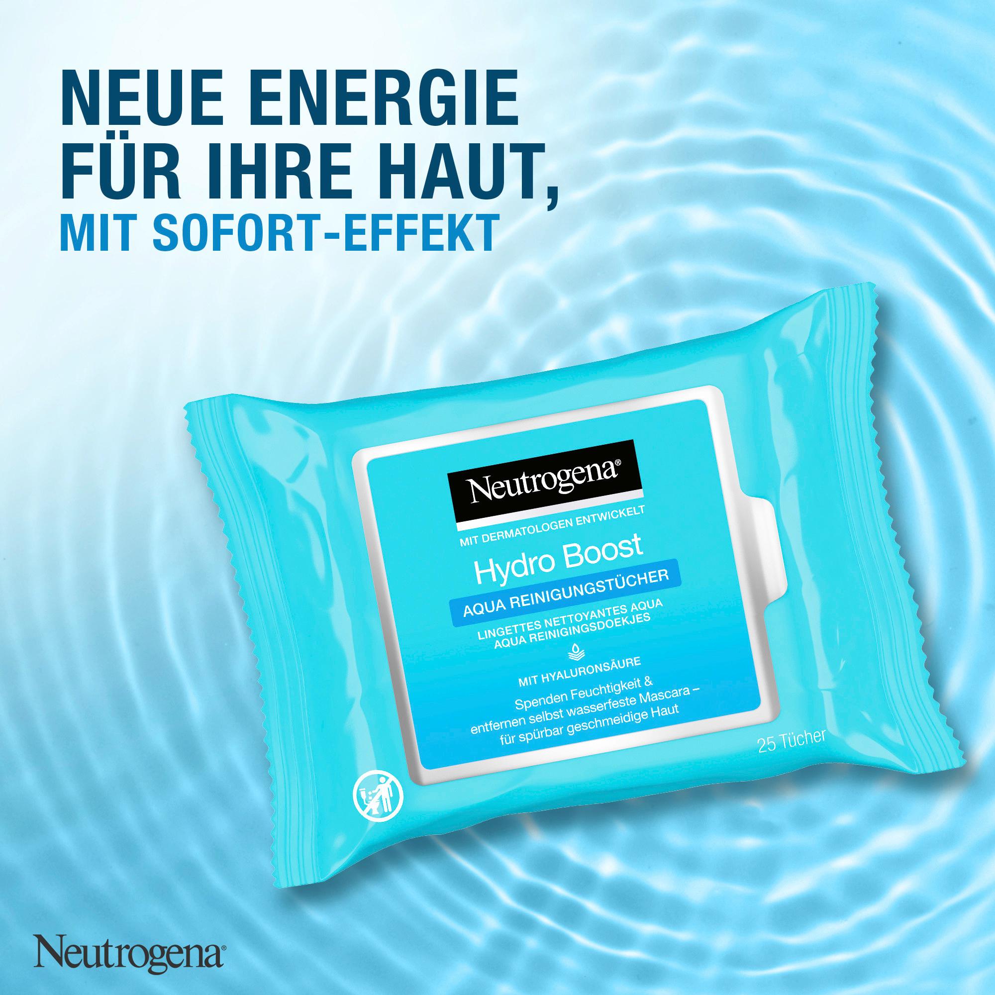 Produktbild Neutrogena Hydro Boost Aqua Reinigungstücher 4 von 6