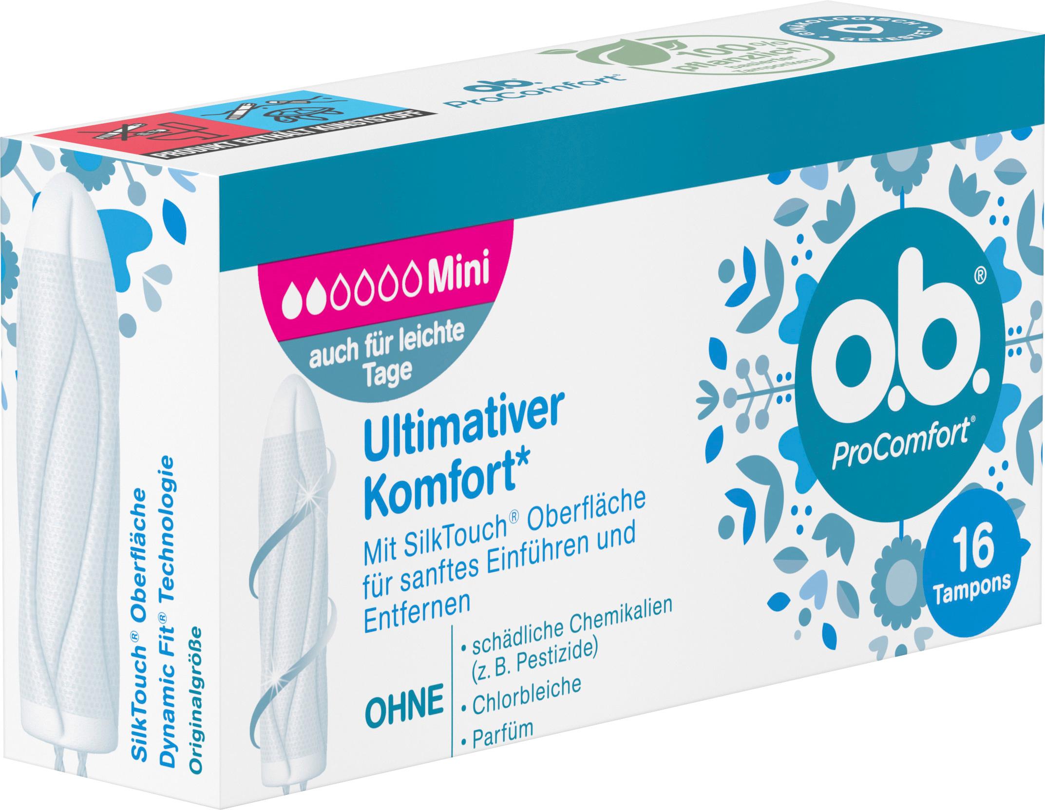 Produktbild O.B. Tampons ProComfort Mini 10 von 13