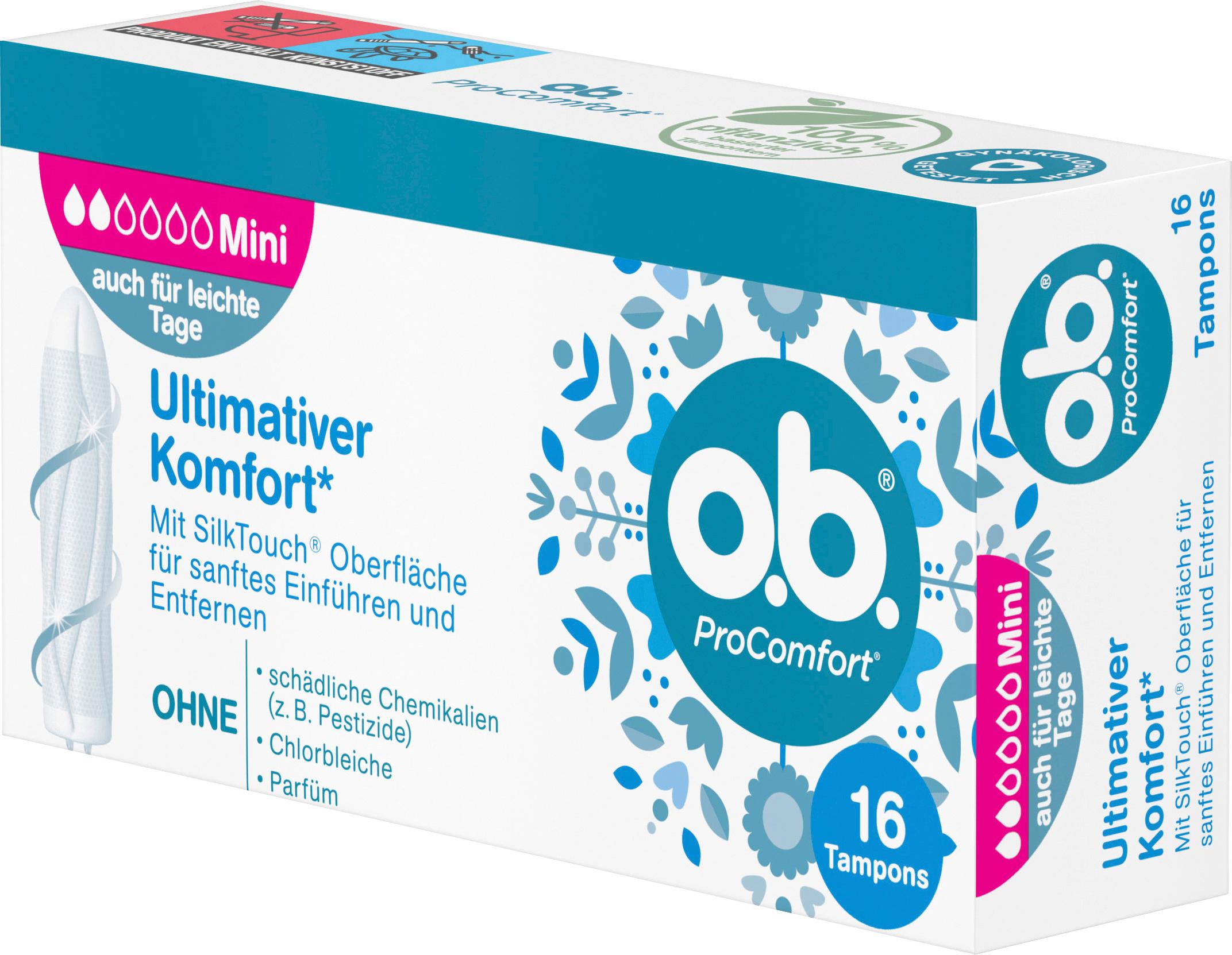Produktbild O.B. Tampons ProComfort Mini 9 von 13