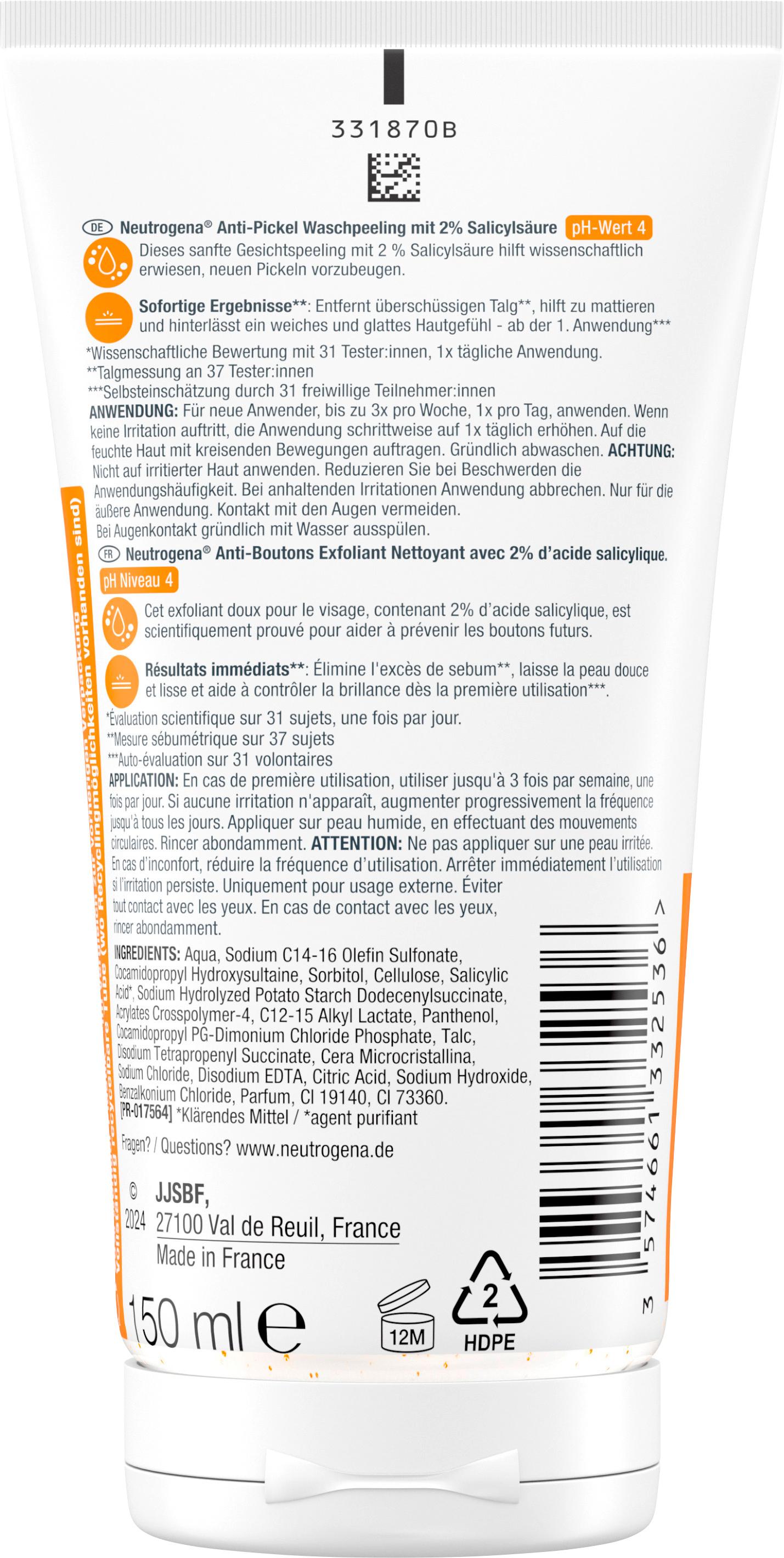 Produktbild Neutrogena Anti-Pickel Waschpeeling 2 von 12