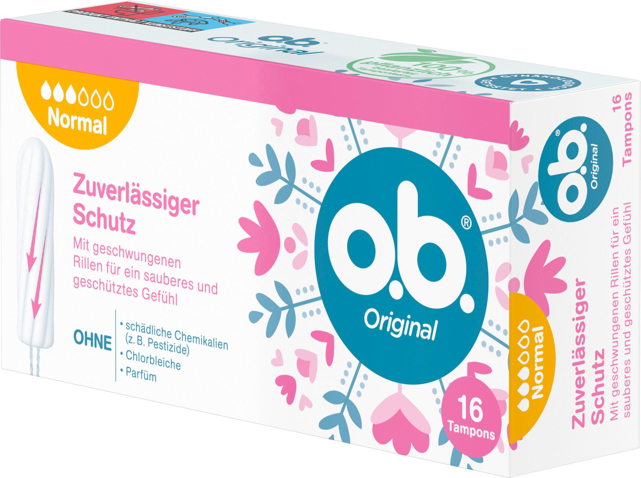 Produktbild O.B. Tampons Original Normal 16er 4 von 4