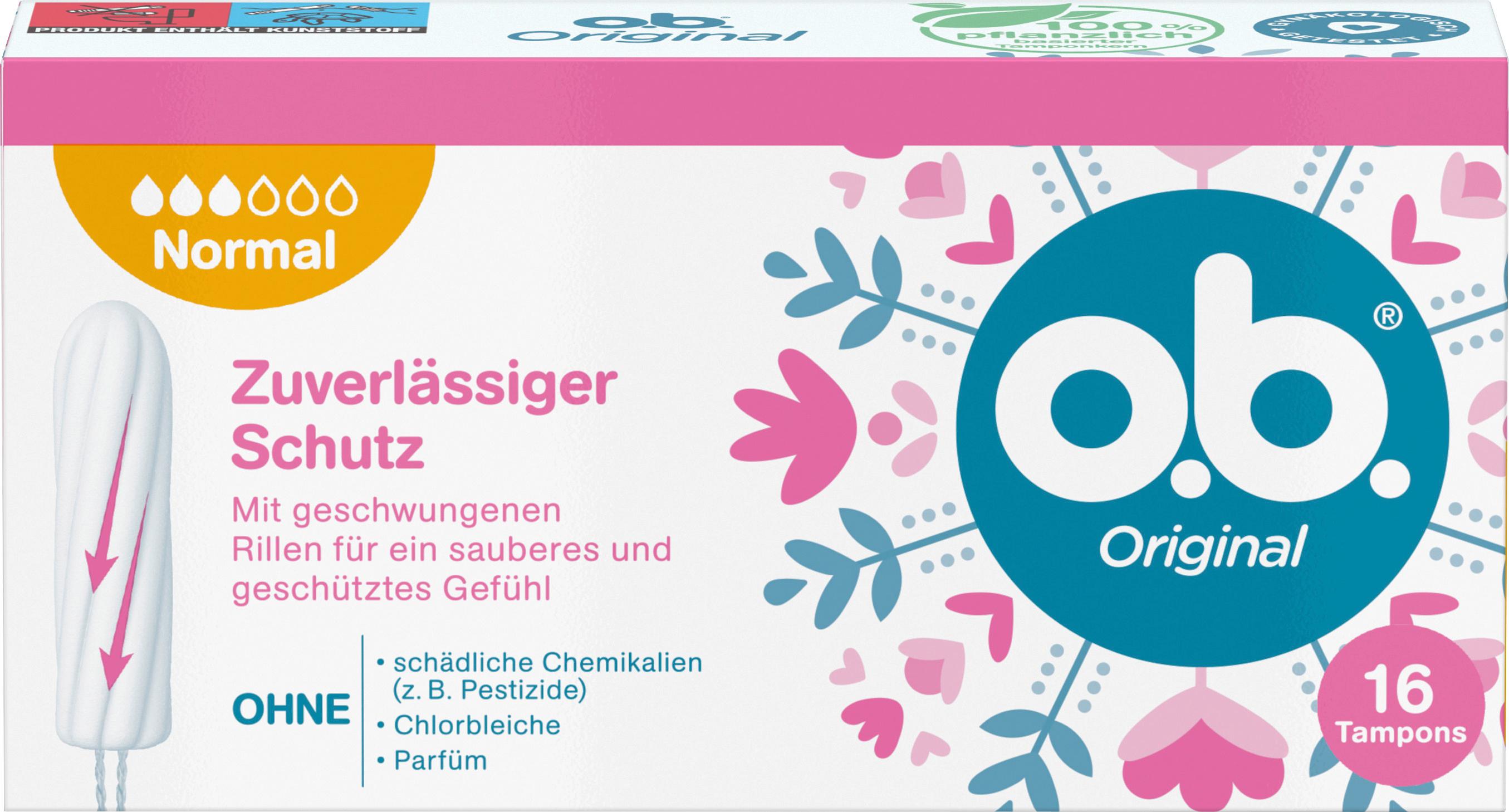 O.B. Tampons Original Normal 16er