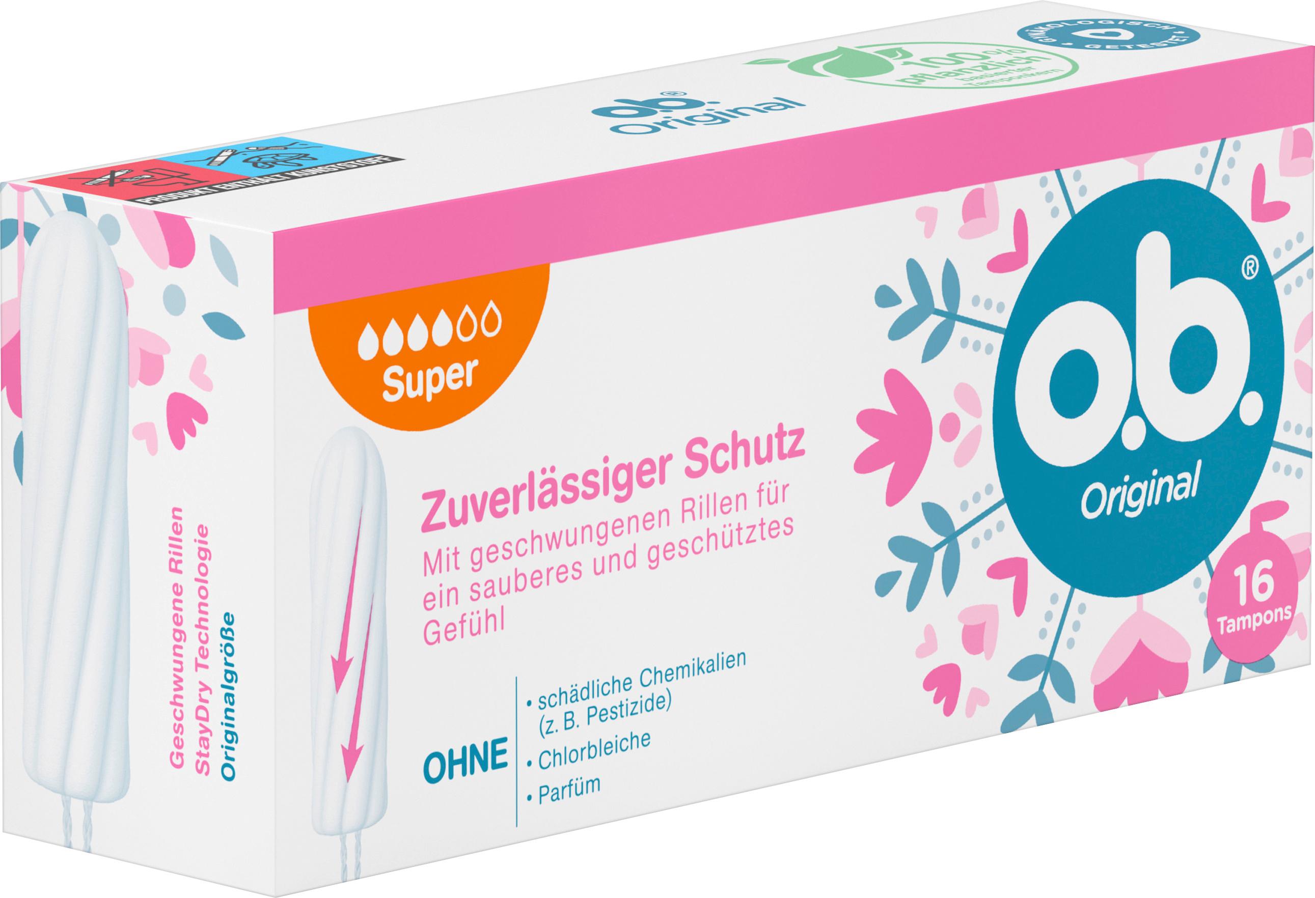 Produktbild O.B. Tampons Original Super 3 von 4