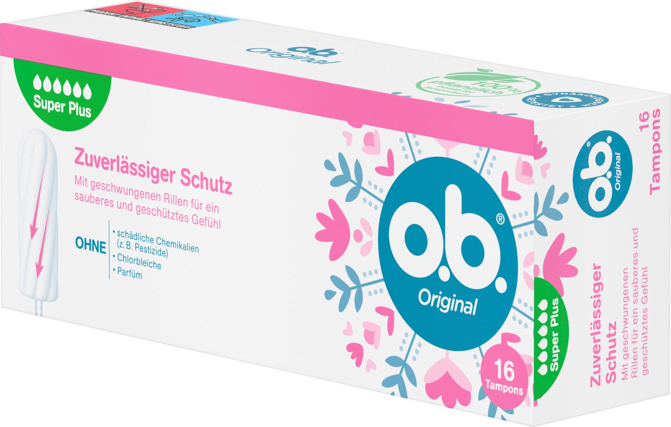 Produktbild O.B. Tampons Original Super Plus 4 von 4