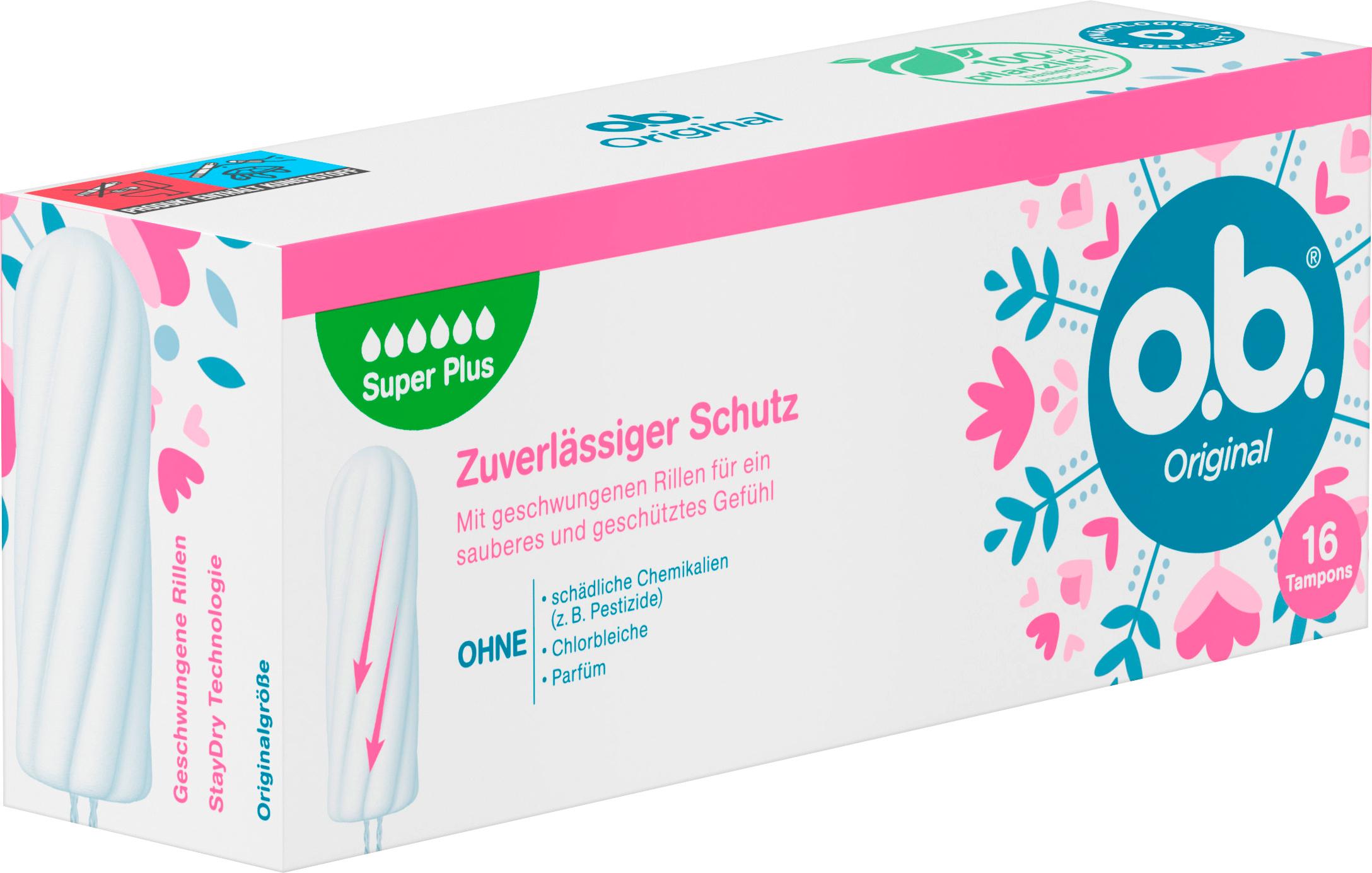 Produktbild O.B. Tampons Original Super Plus 3 von 4
