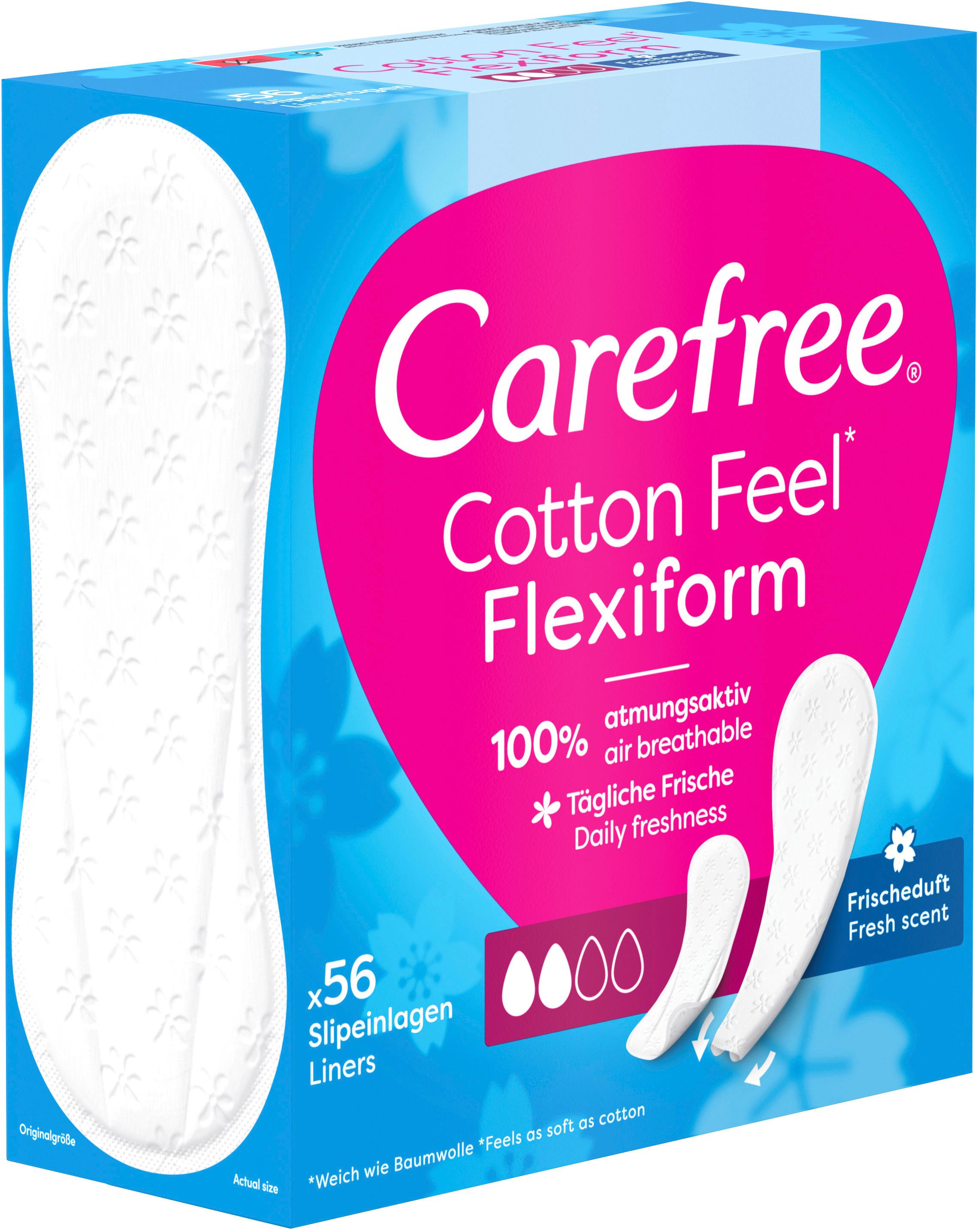 Produktbild Carefree Slipeinlagen Cotton Feel Flexiform 4 von 10