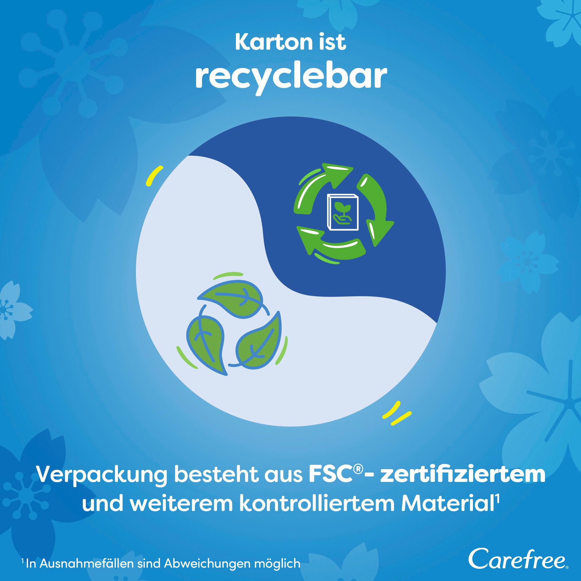 Produktbild Carefree Slipeinlagen Cotton Feel Flexiform 3 von 10