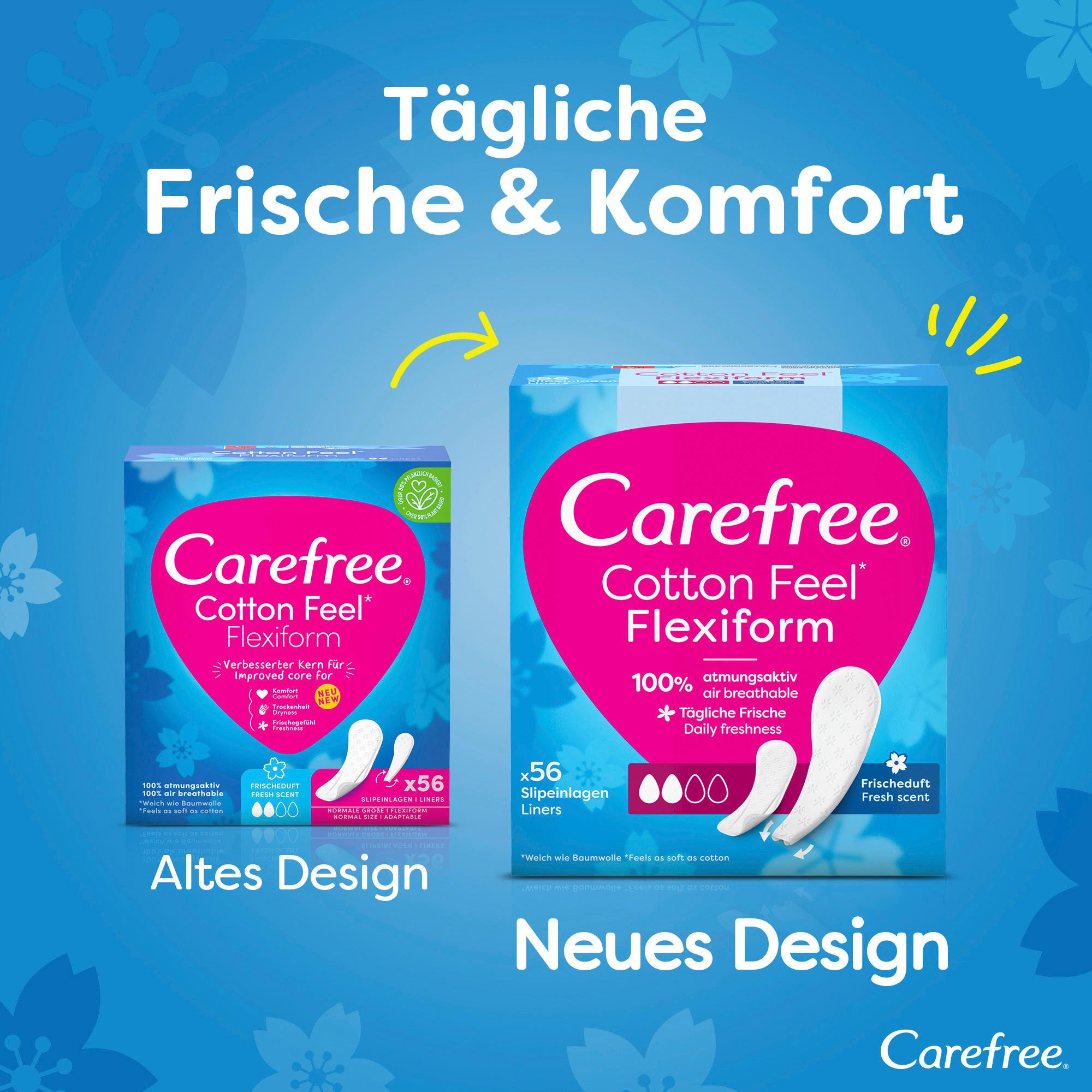 Produktbild Carefree Slipeinlagen Cotton Feel Flexiform 5 von 10