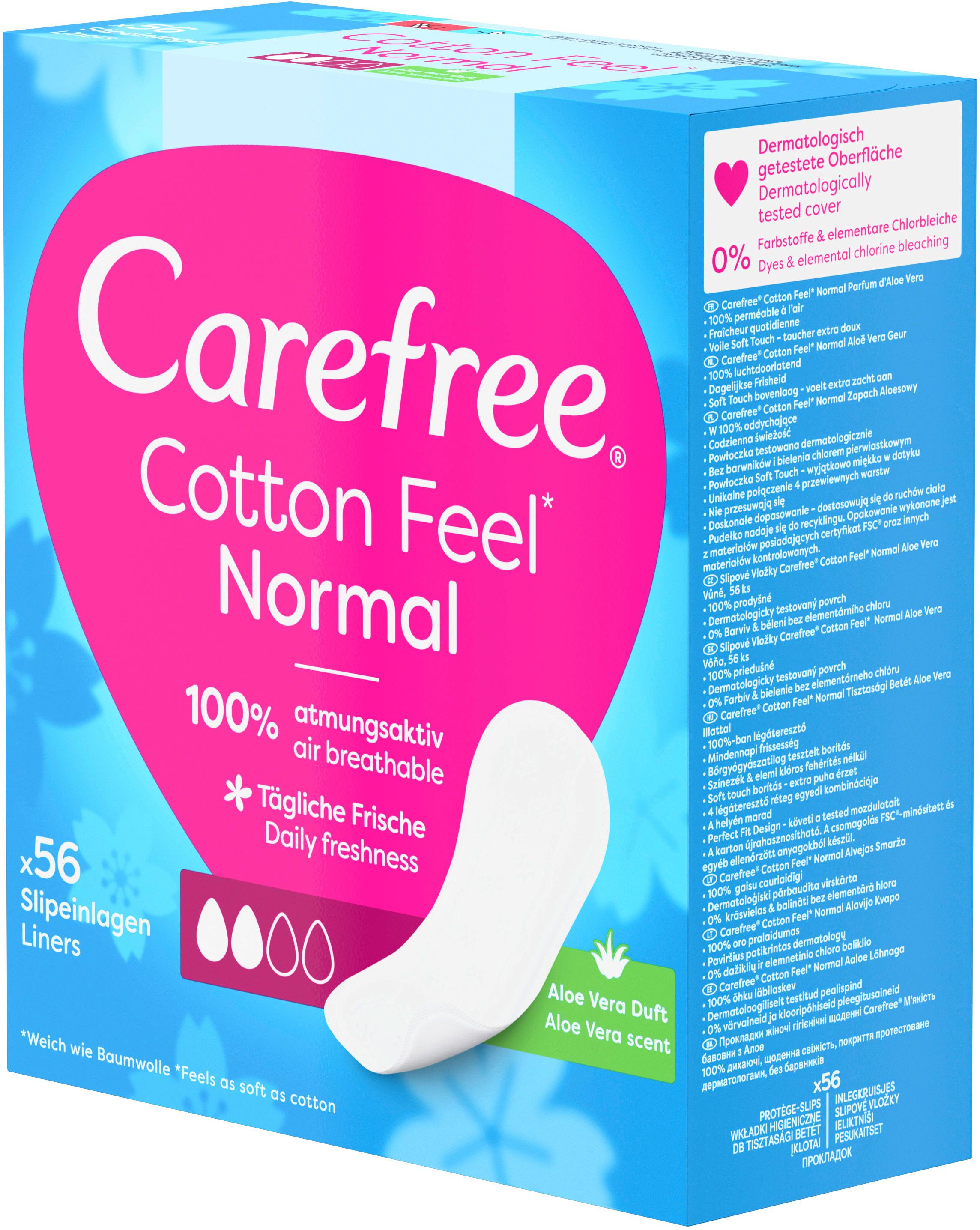Produktbild Carefree Slipeinlagen Cotton Feel Normal 6 von 10