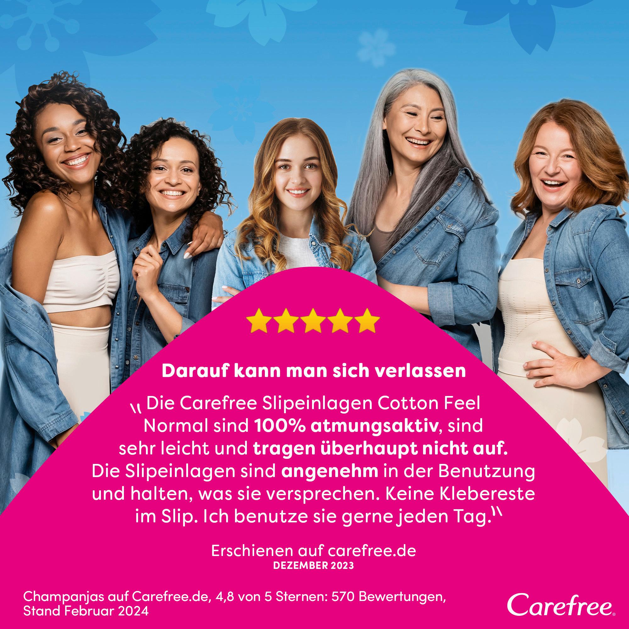 Produktbild Carefree Slipeinlagen Cotton Feel Normal 9 von 10
