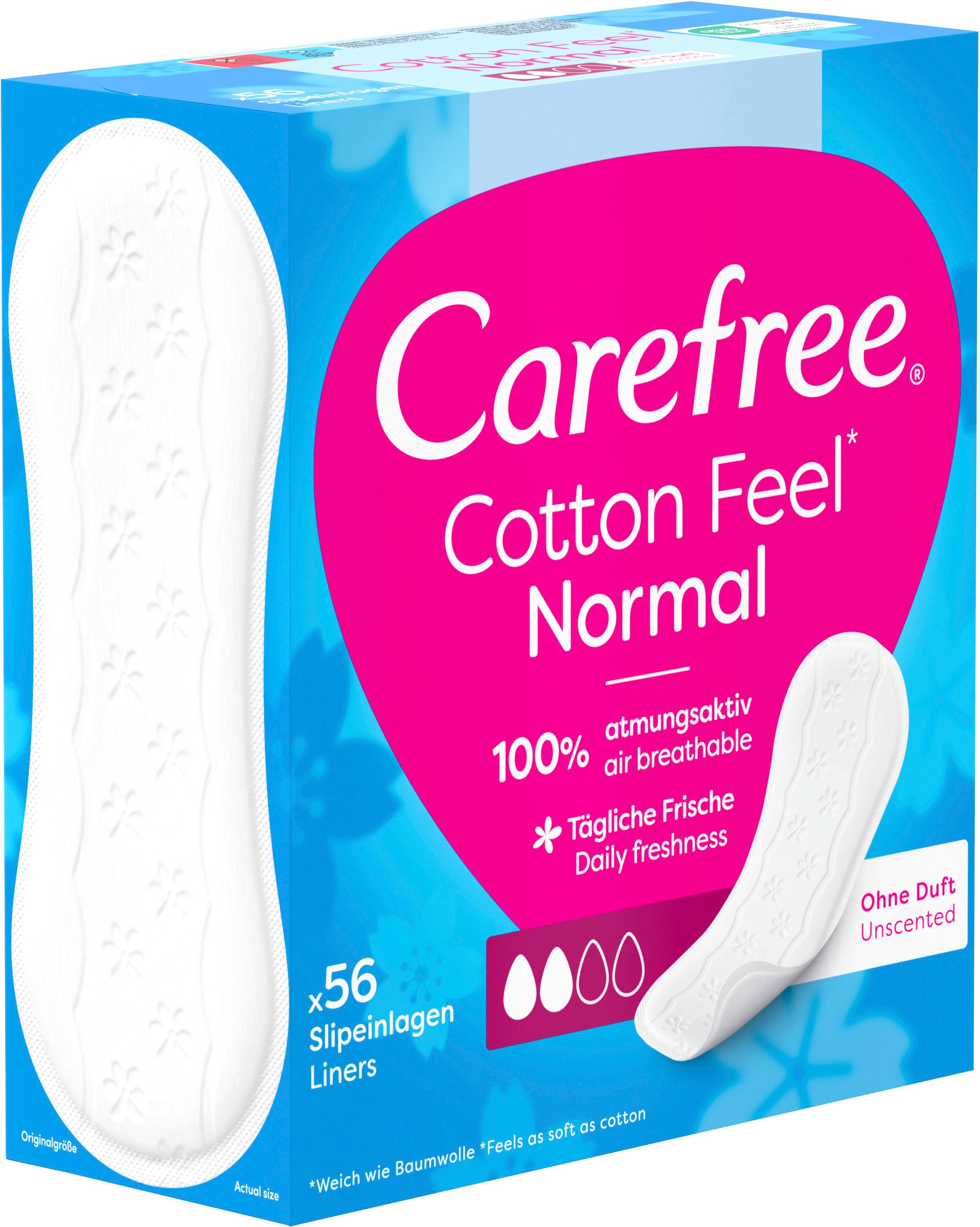 Produktbild Carefree Slipeinlagen Cotton Feel Normal ohne Duft 6 von 7