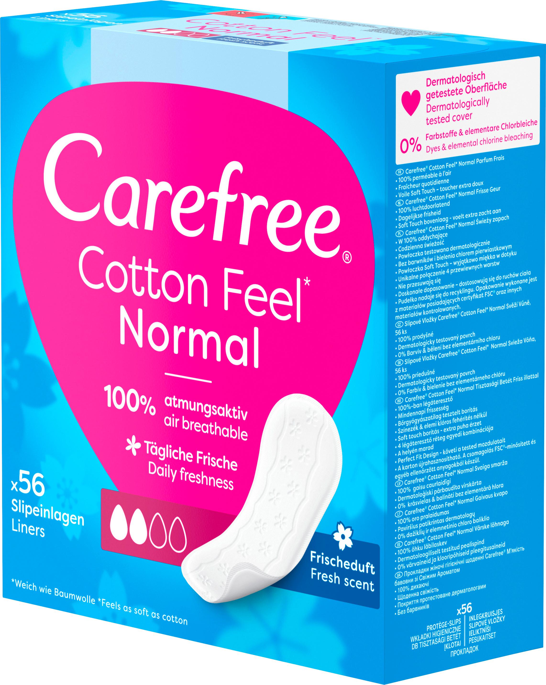 Produktbild Carefree Slipeinlagen Cotton Feel Normal 6 von 10