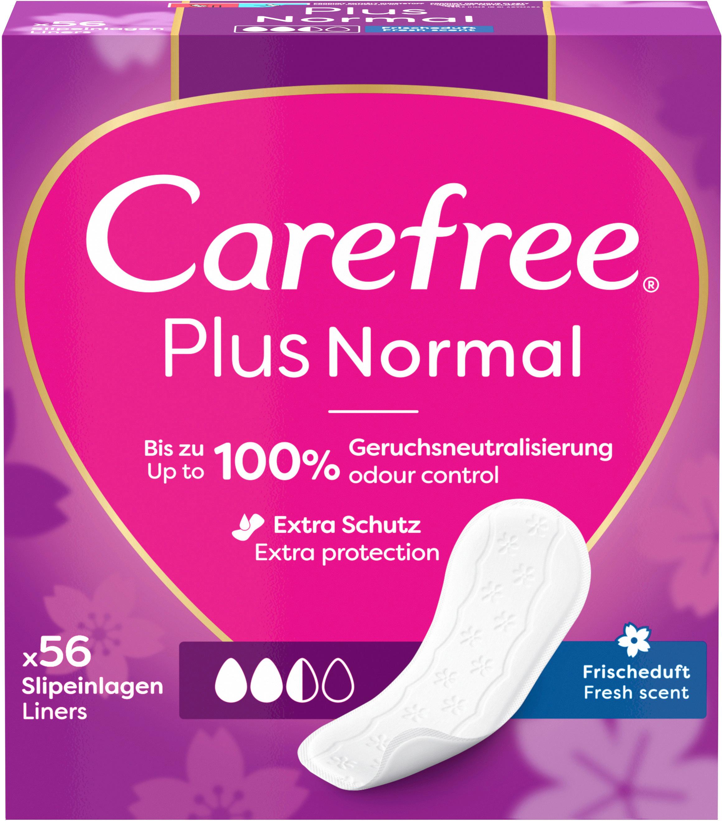 Carefree Plus Normal Slipeinlagen Frischeduft