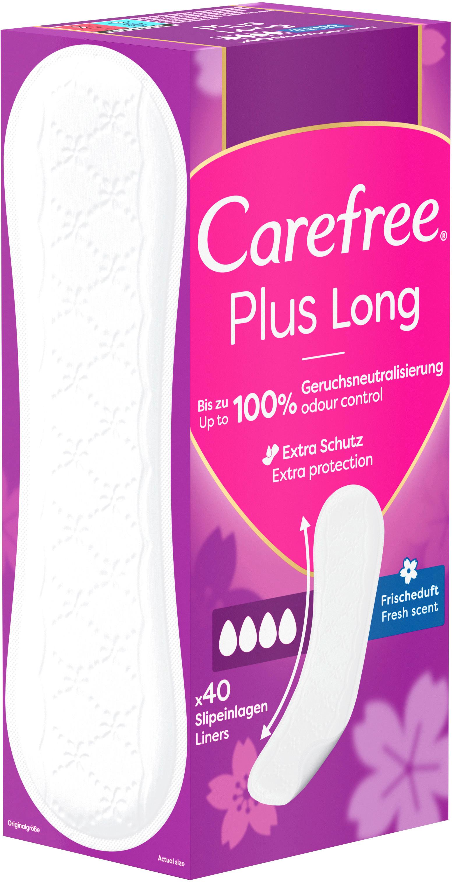 Produktbild Carefree Plus Long Frischeduft x40 Slipeinlagen 3 von 11