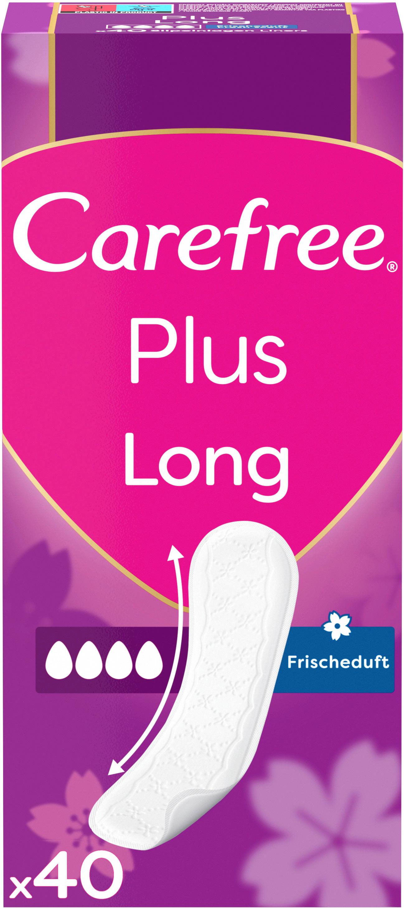 Produktbild Carefree Plus Long Frischeduft x40 Slipeinlagen 9 von 11
