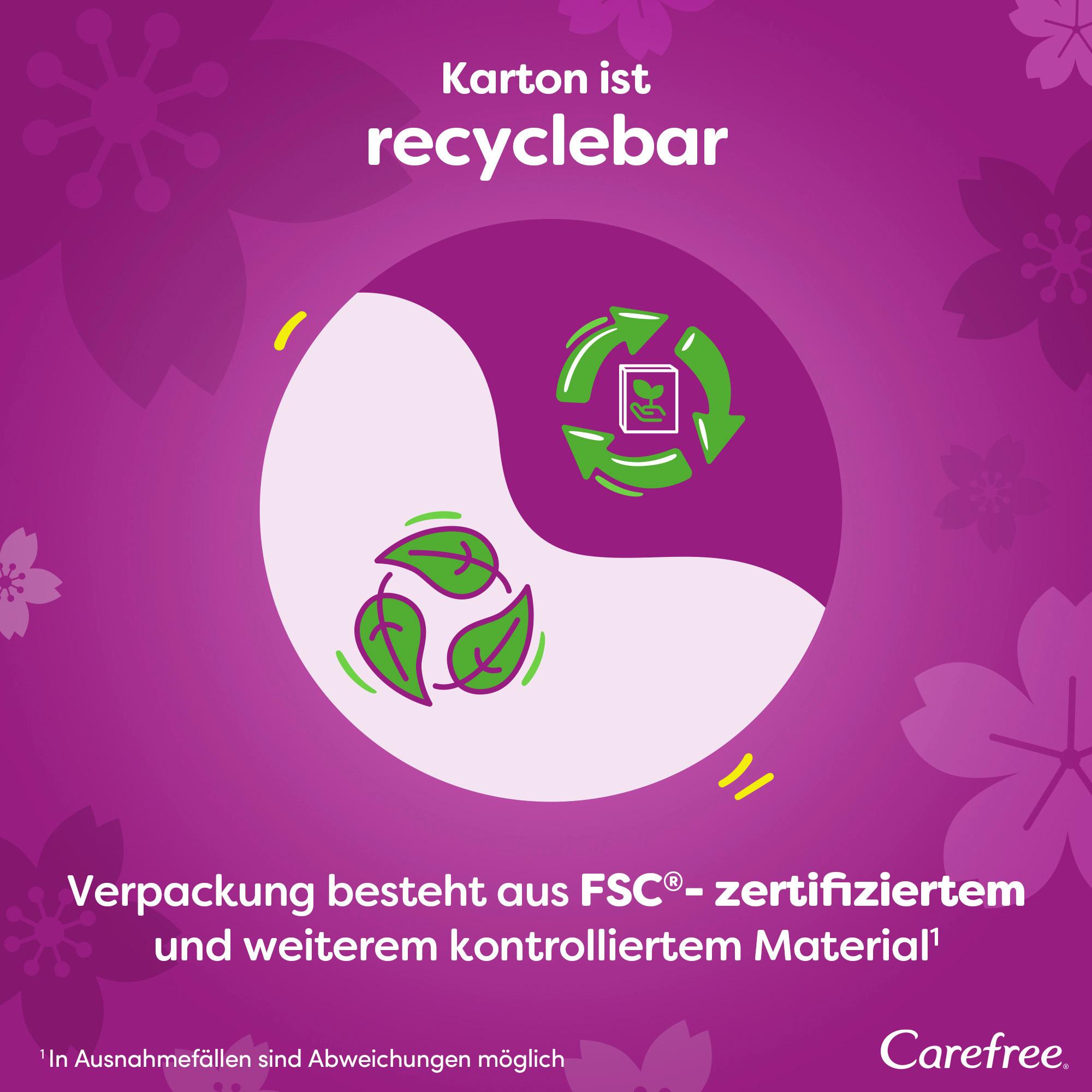 Produktbild Carefree Plus Long Frischeduft x40 Slipeinlagen 4 von 11