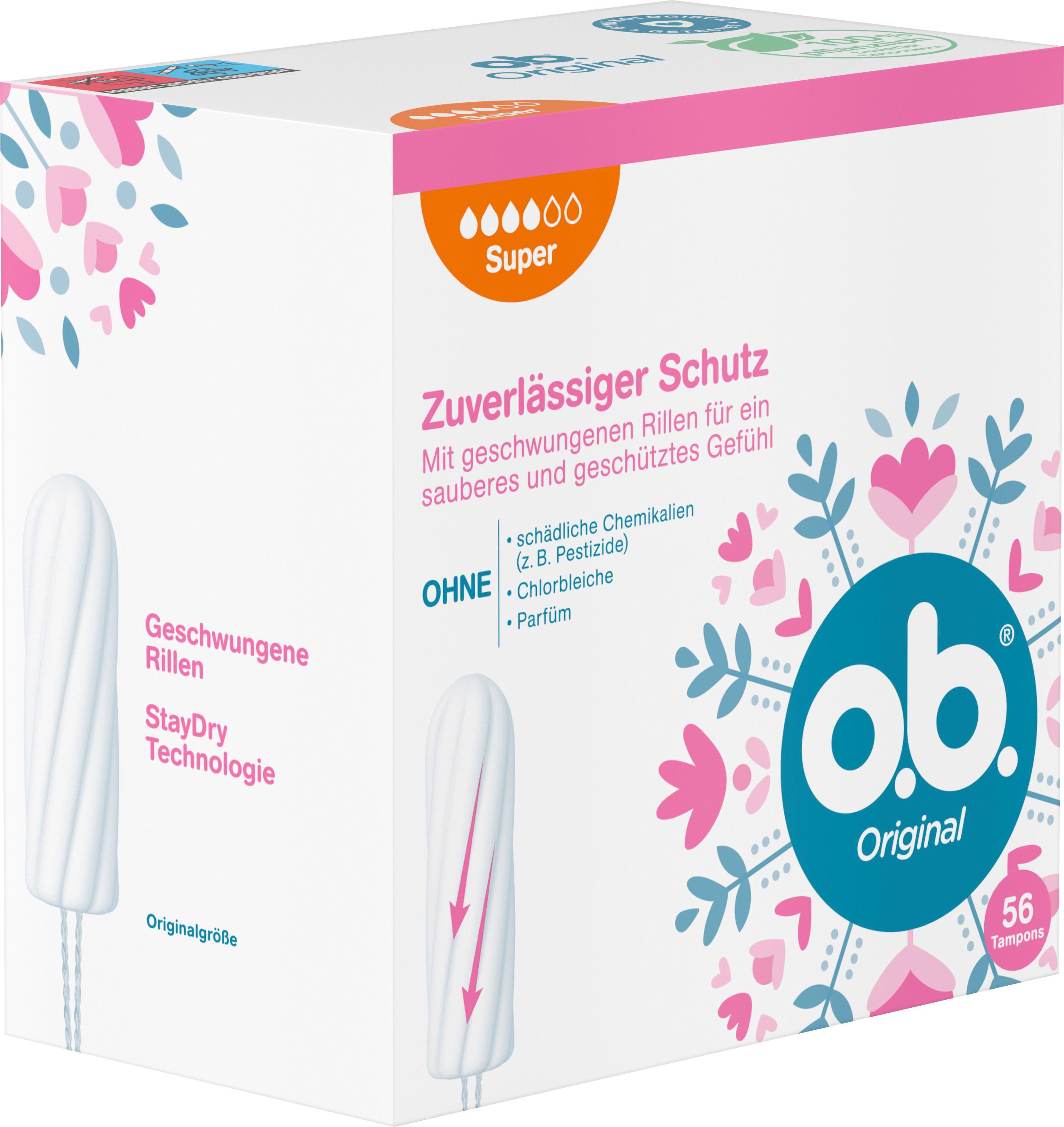 Produktbild O.B. Tampons Original Super 56er 3 von 8