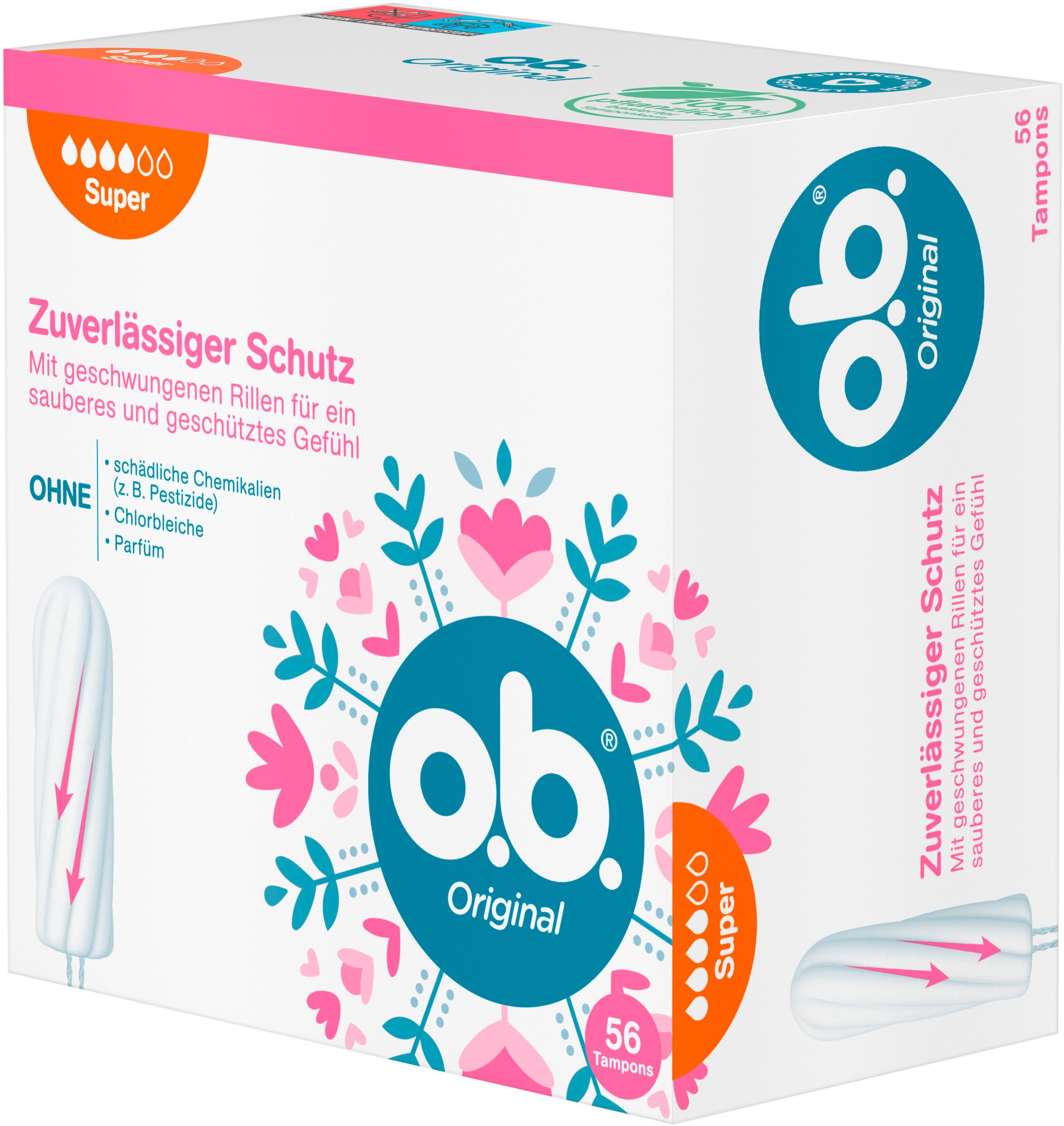Produktbild O.B. Tampons Original Super 56er 6 von 8