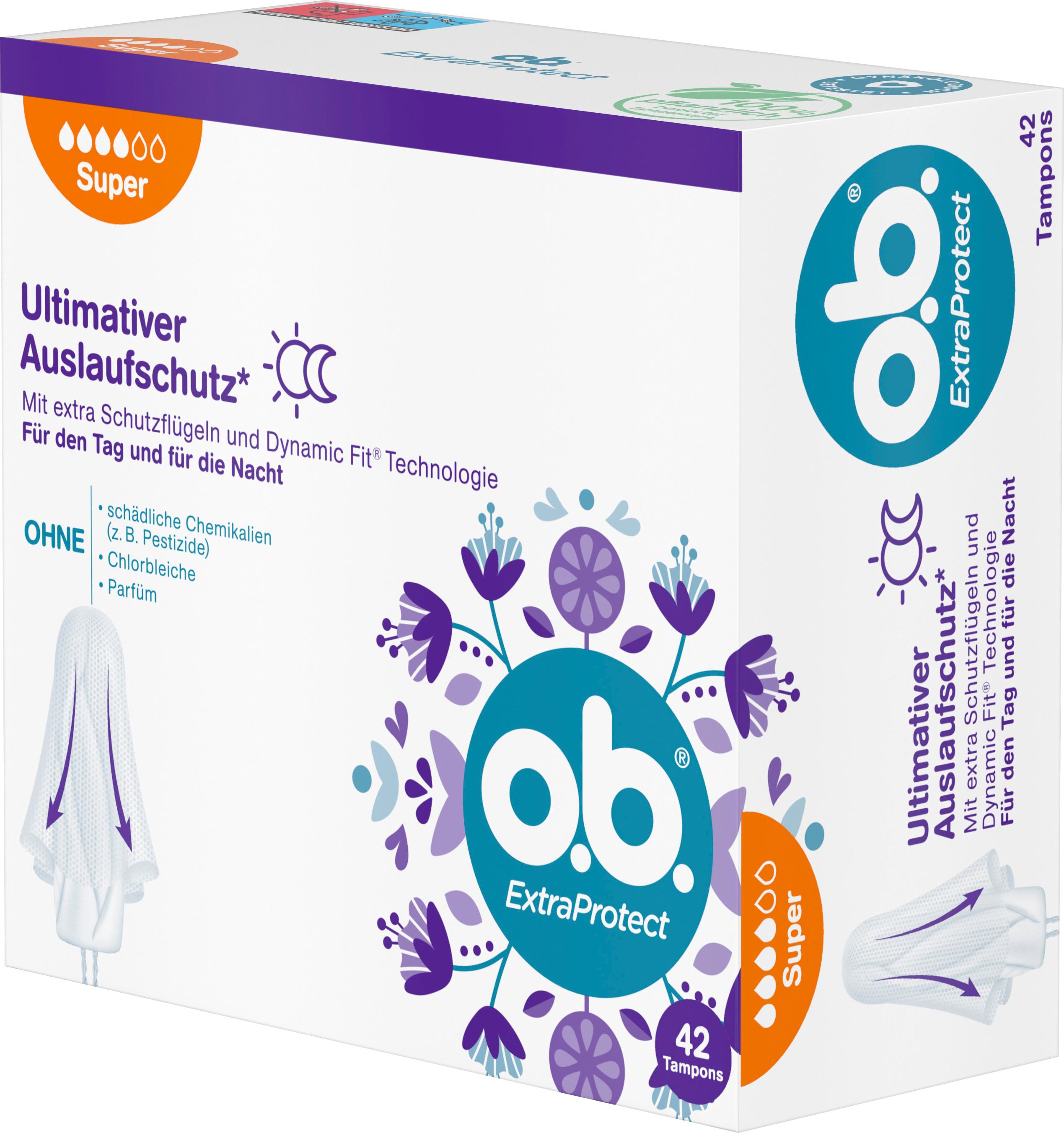 Produktbild O.B. Tampons ExtraProtect Super 3 von 11