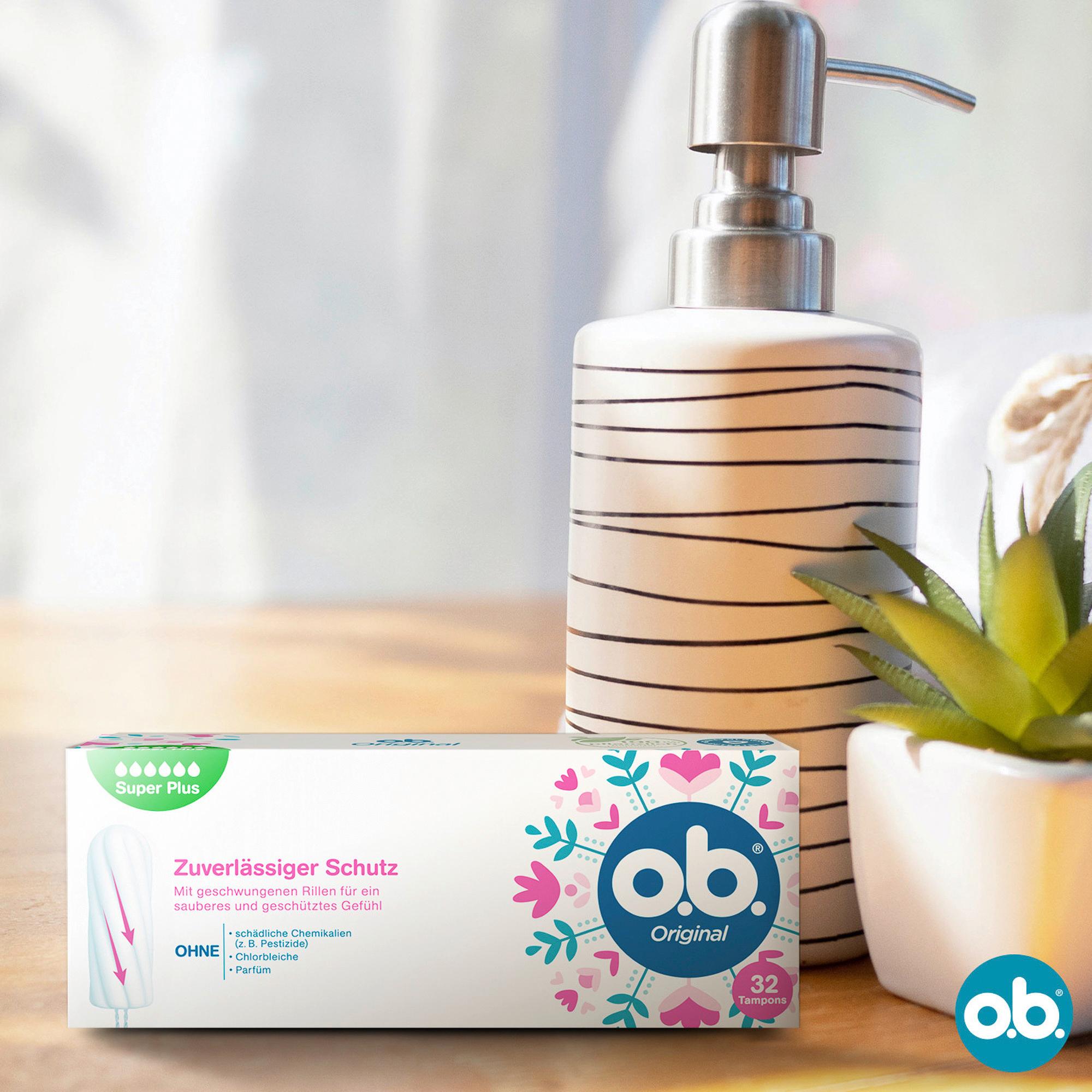 Produktbild O.B. Tampons Original Super Plus 32er 3 von 9